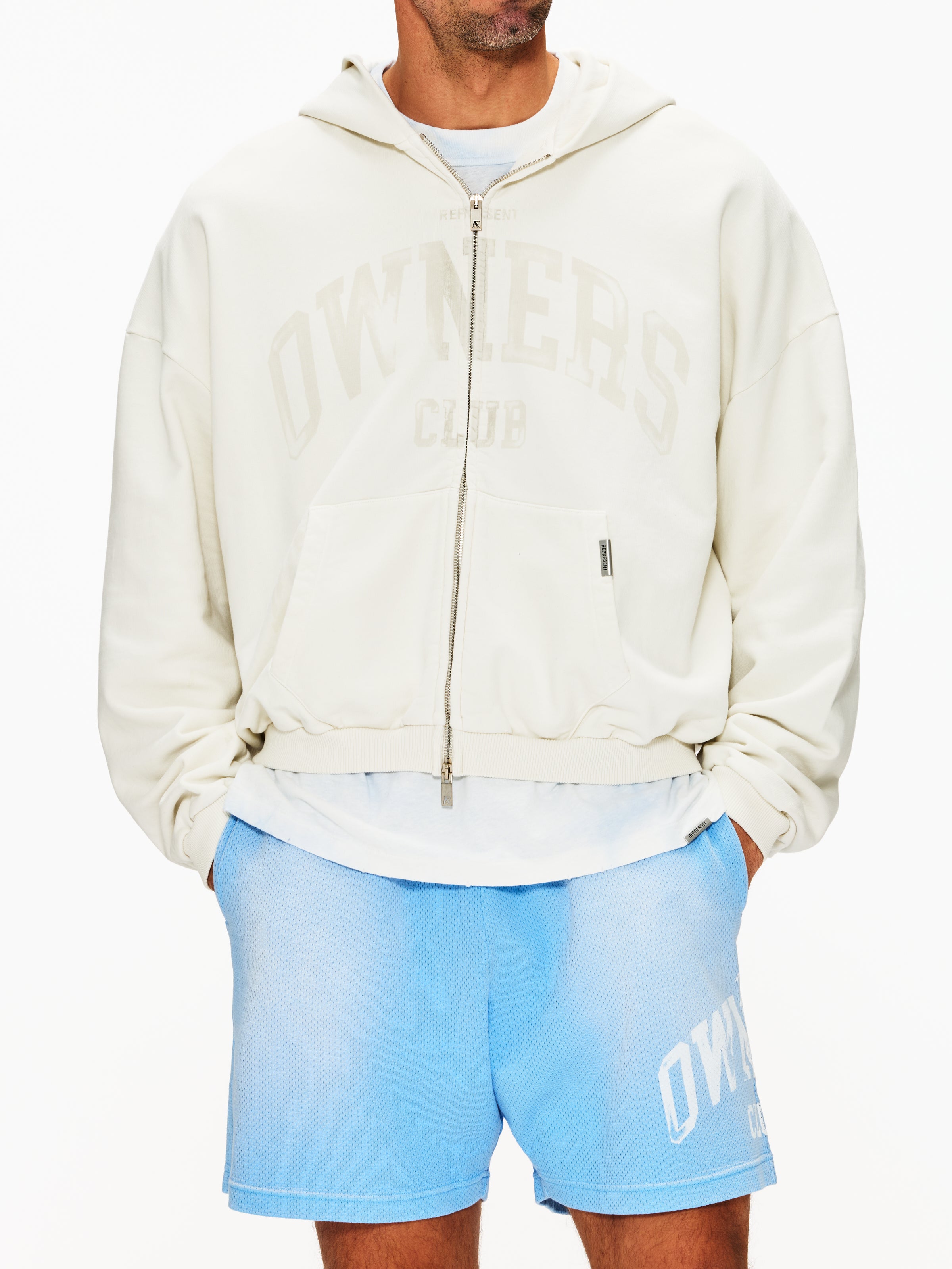 Represent Owners Zip Through Hoodie
