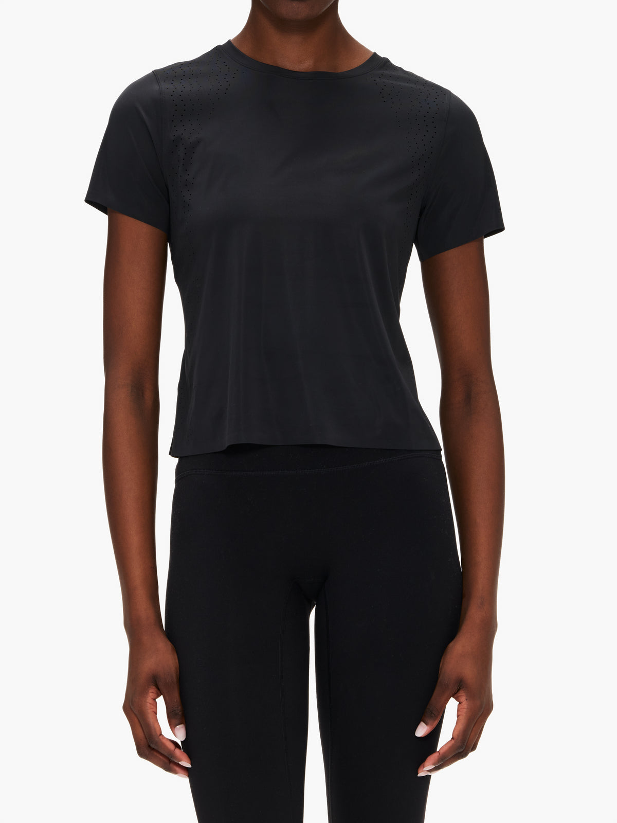 Lululemon Sleek Perforated Run Short Sleeve