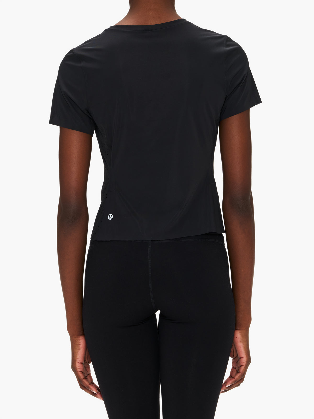 Lululemon Sleek Perforated Run Short Sleeve