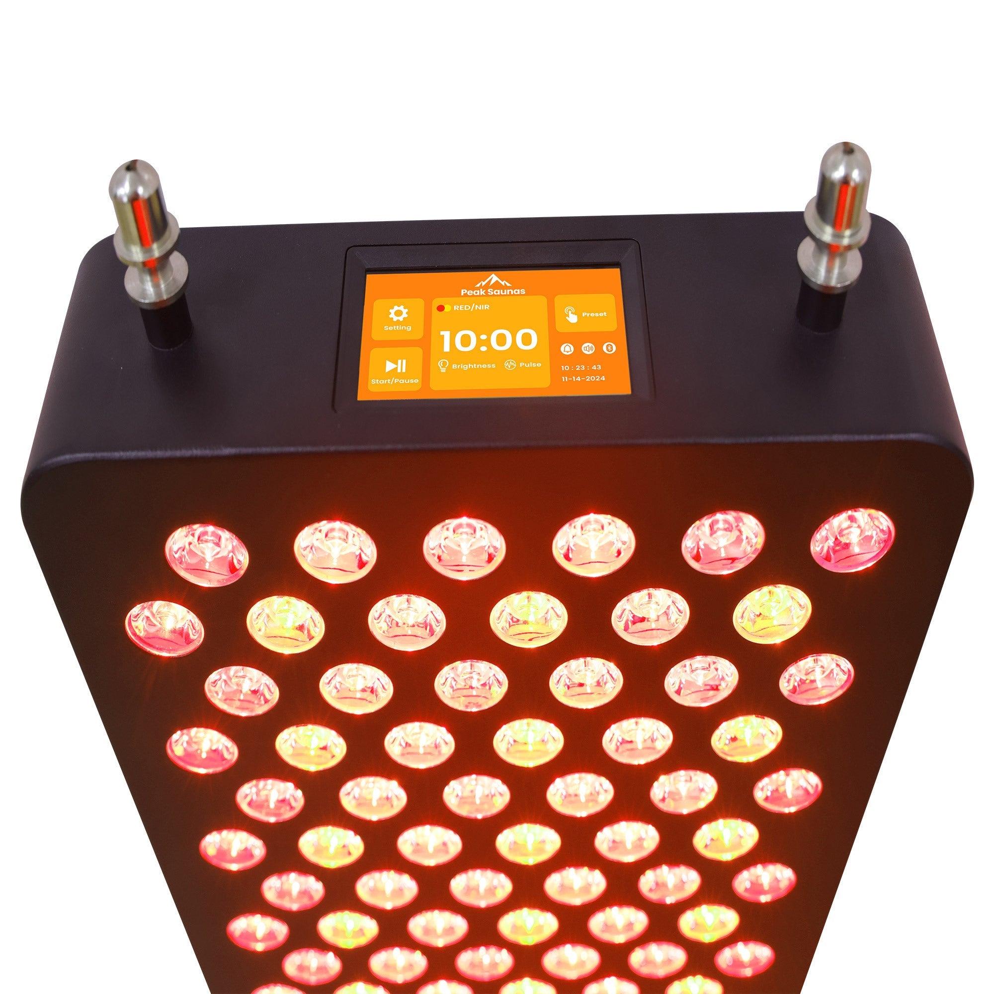 Kilimanjaro 5-Person Outdoor Full Spectrum Infrared Sauna with Full-Body Medical-Grade Red Light Therapy and Smart WiFi App Control