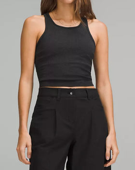 Lululemon Ebb To Street Cropped Racerback Tank Top