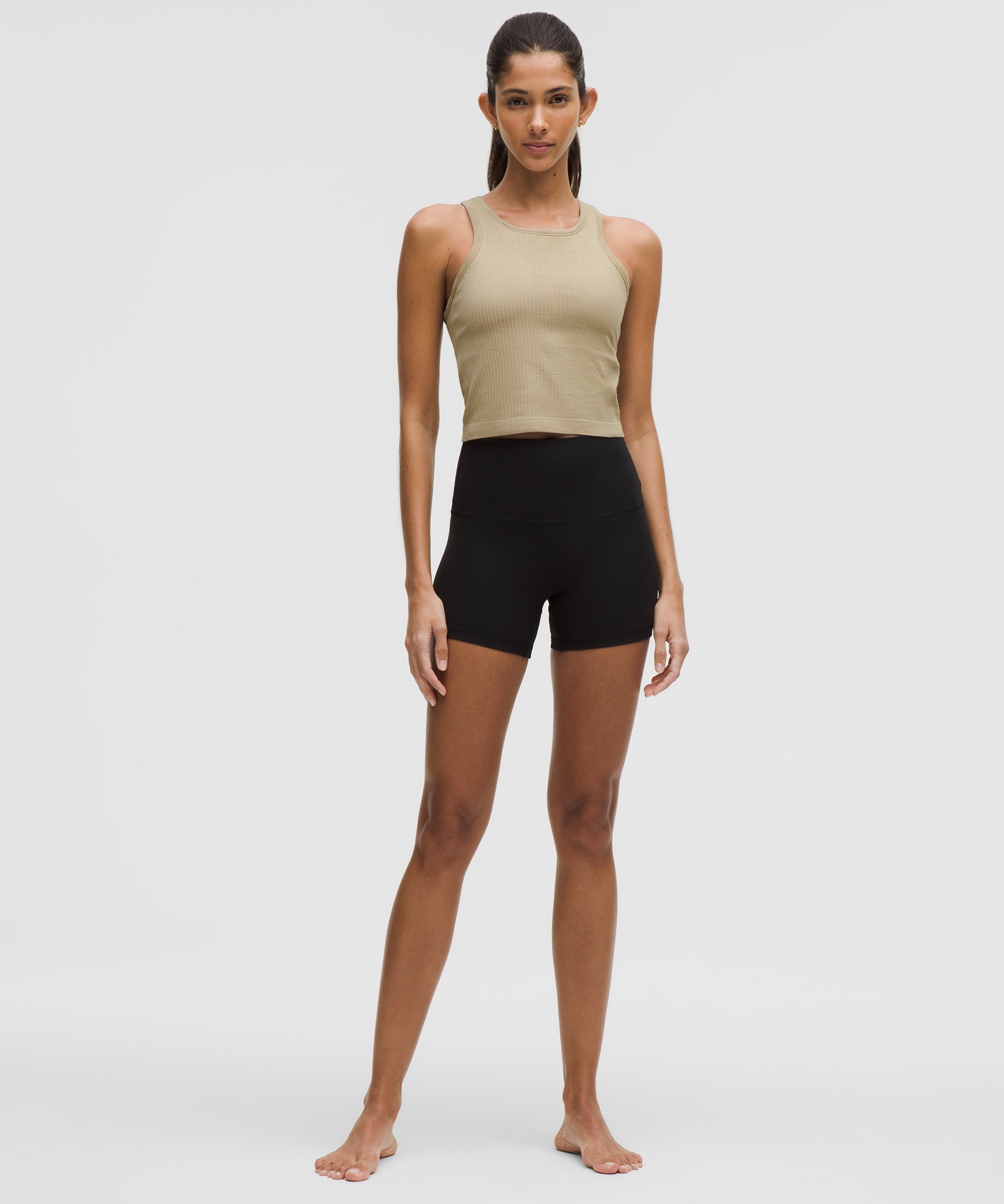 Lululemon Ebb To Street Cropped Racerback Tank