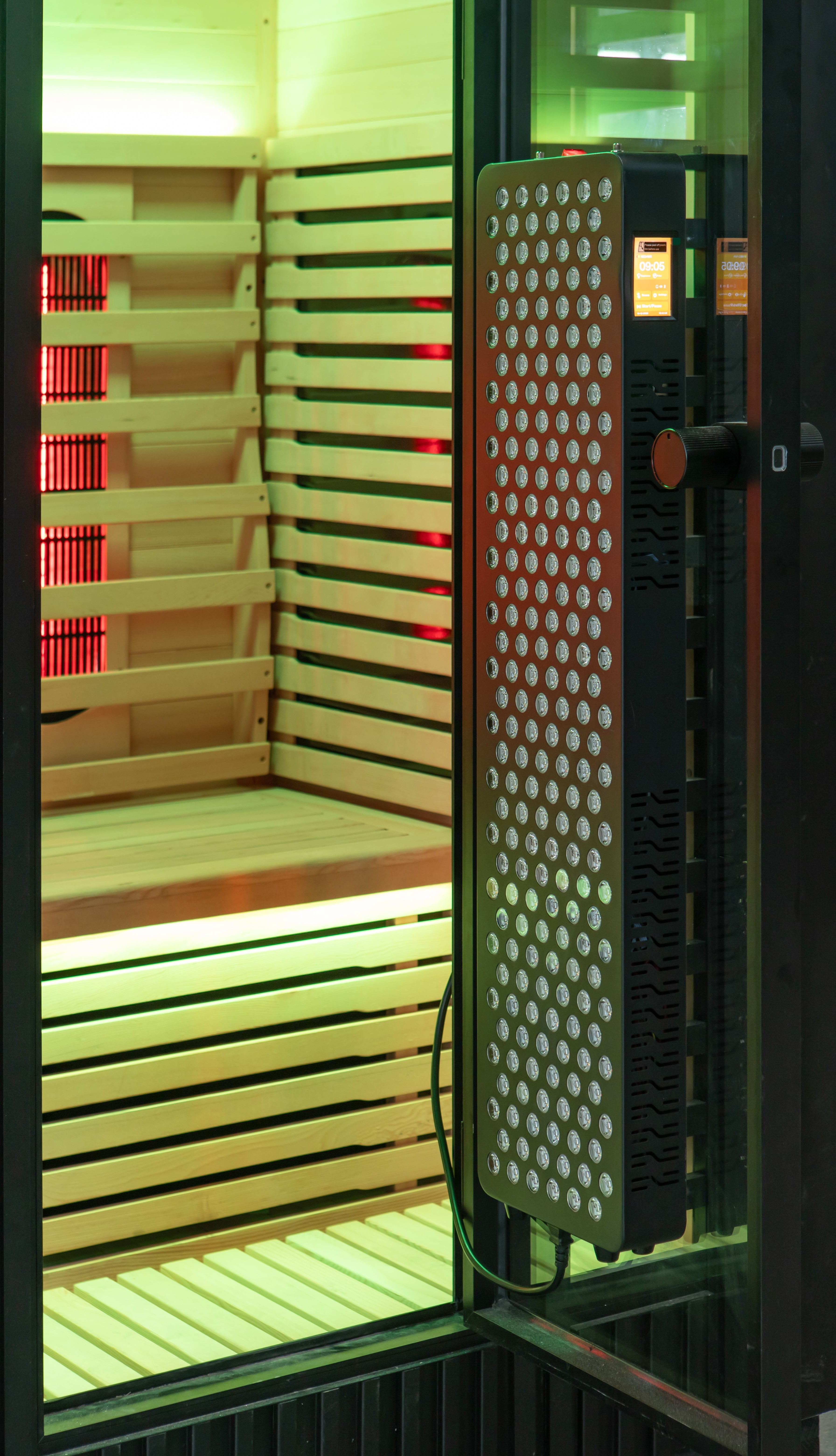 Patagonia 2-Person Outdoor Full Spectrum Infrared Sauna with Full-Body Medical-Grade Red Light Therapy and Smart WiFi App Control