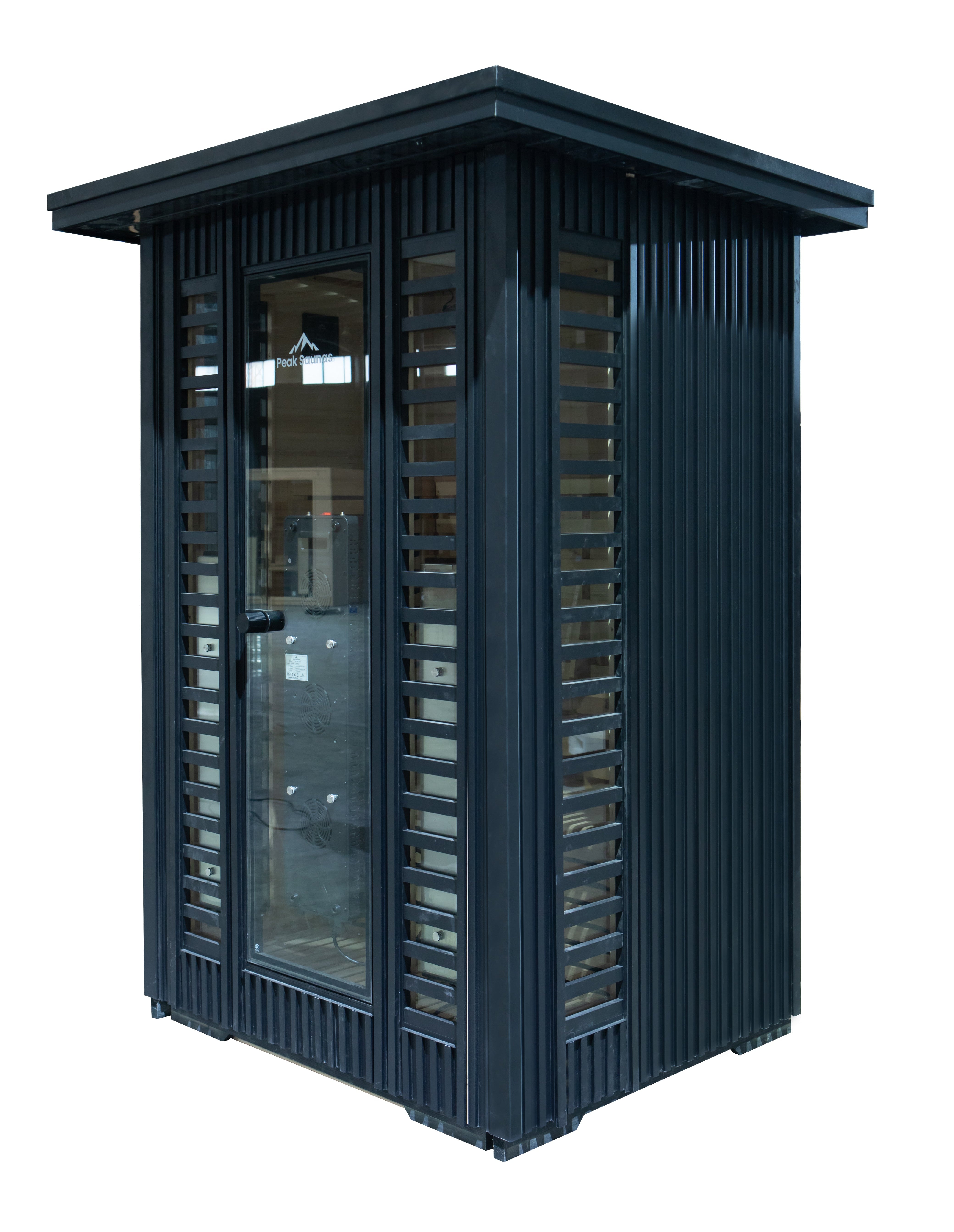 Patagonia 2-Person Outdoor Full Spectrum Infrared Sauna with Full-Body Medical-Grade Red Light Therapy and Smart WiFi App Control