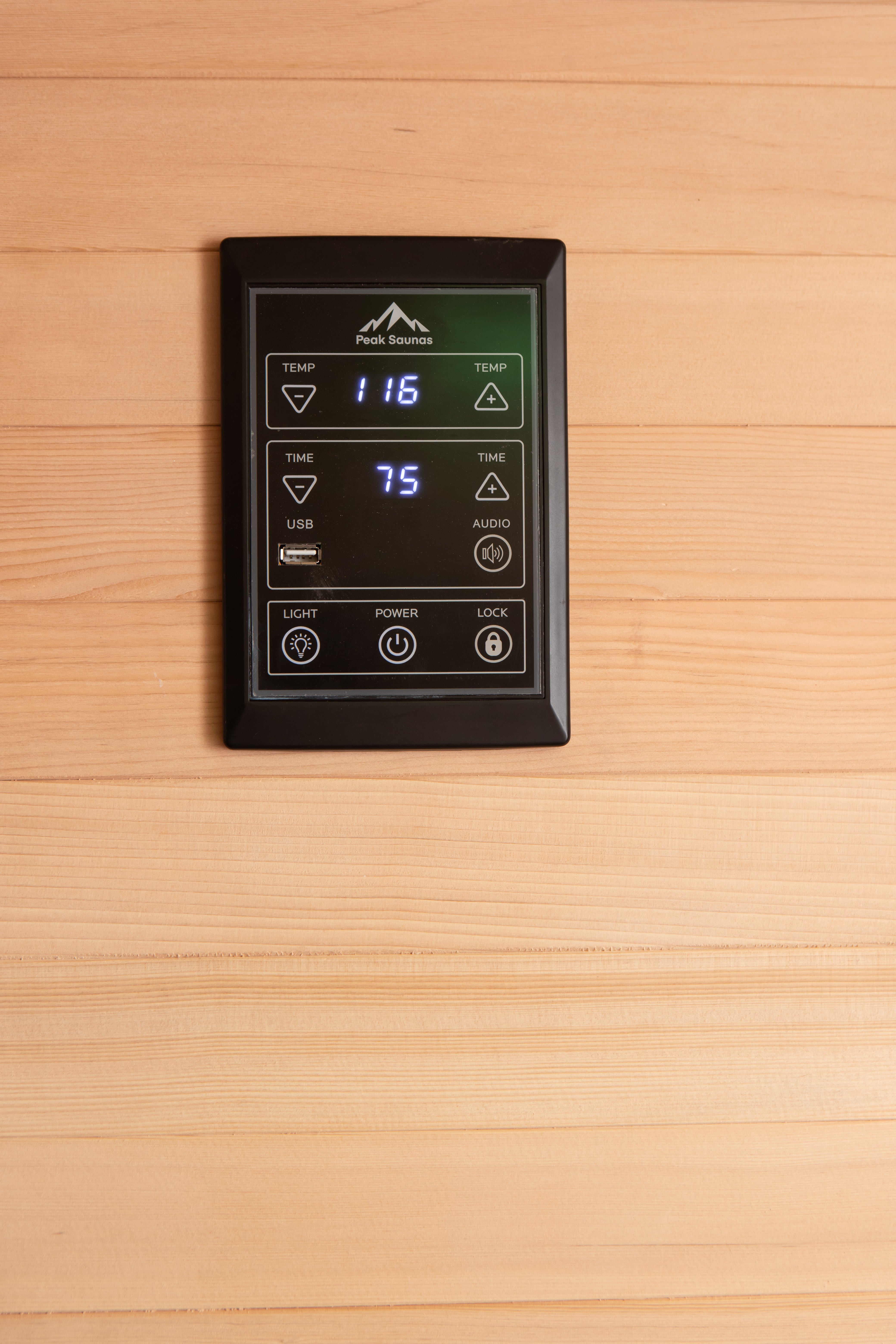 Kilimanjaro 5-Person Outdoor Full Spectrum Infrared Sauna with Full-Body Medical-Grade Red Light Therapy and Smart WiFi App Control