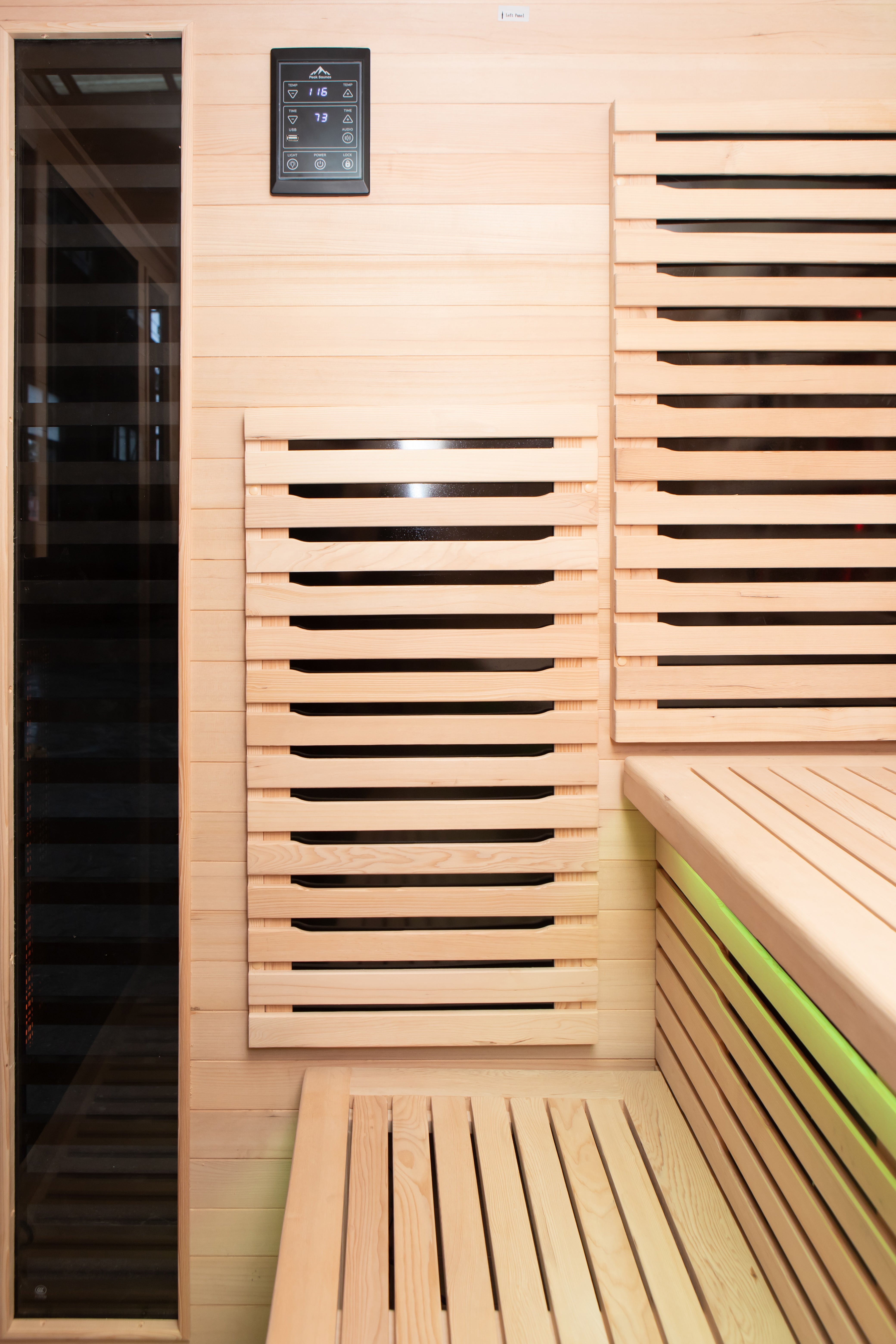 Kilimanjaro 5-Person Outdoor Full Spectrum Infrared Sauna with Full-Body Medical-Grade Red Light Therapy and Smart WiFi App Control