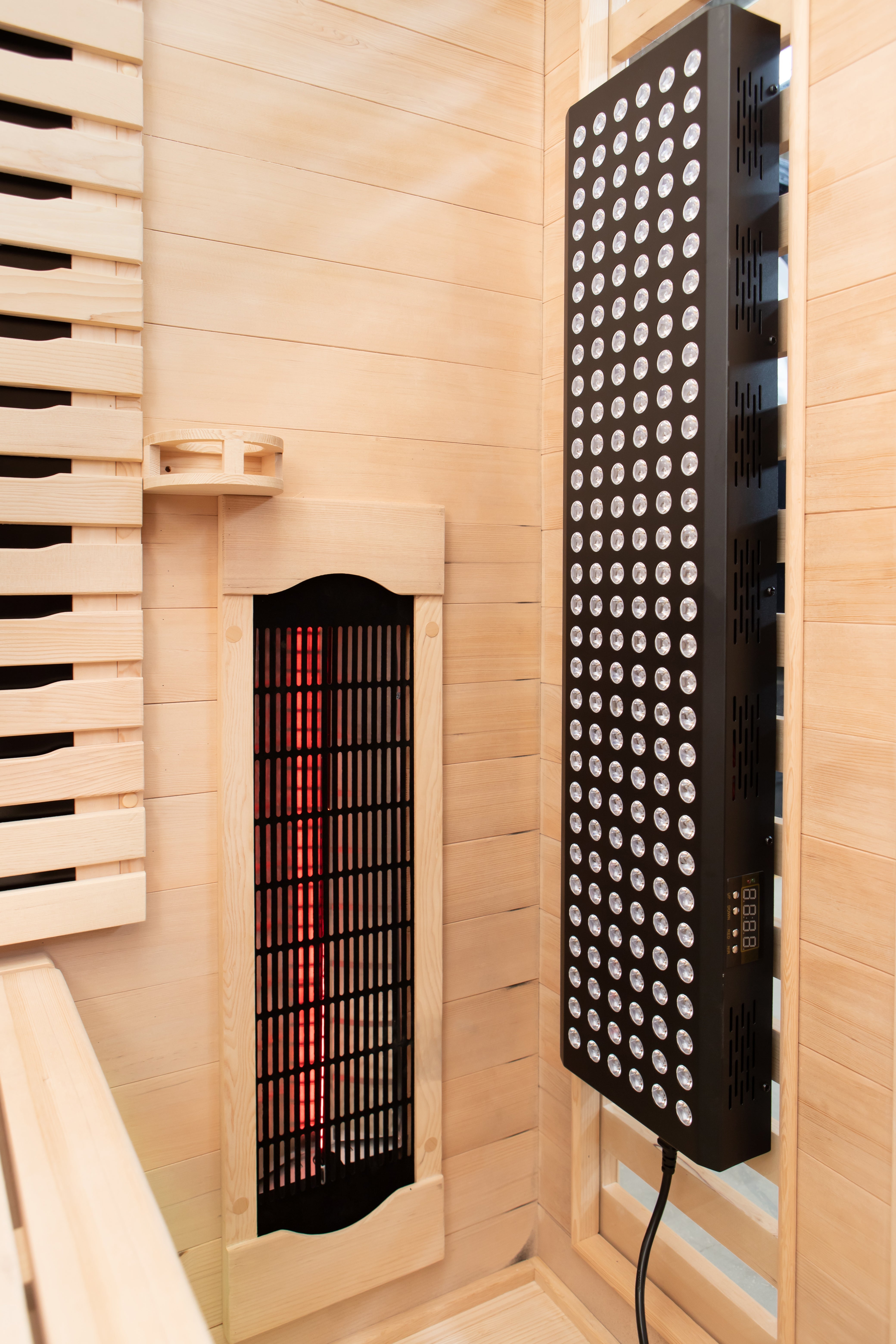 Denali 3-Person Full Spectrum Infrared Sauna with Full-Body Medical-Grade Red Light Therapy & Smart WiFi App Control