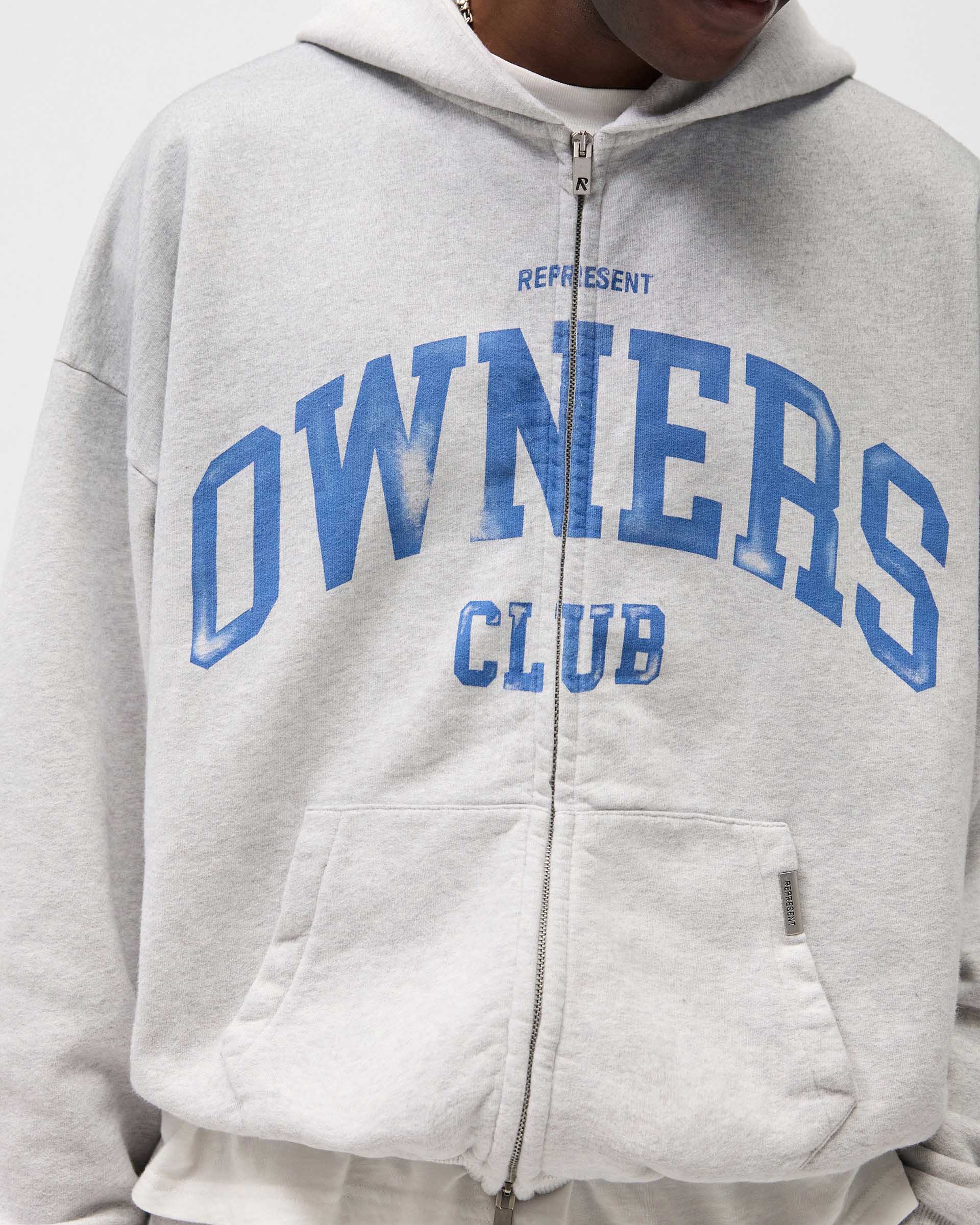 Represent Owners Club Zip Through Hoodie