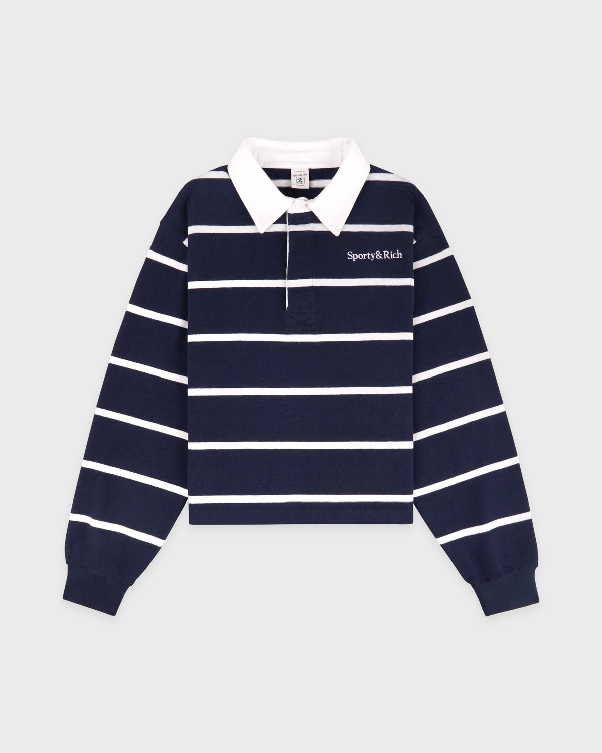 Sporty & Rich Serif Logo Rugby Polo