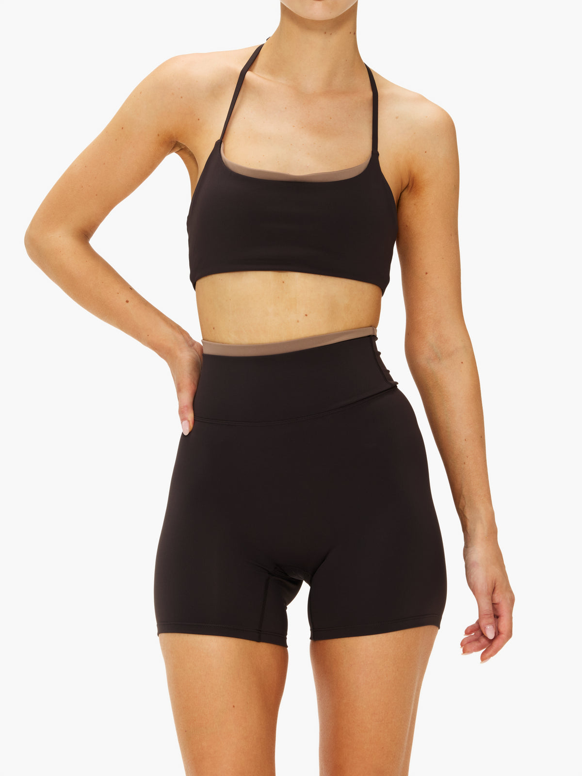 Adanola Ultimate Double Layer Crop Shorts