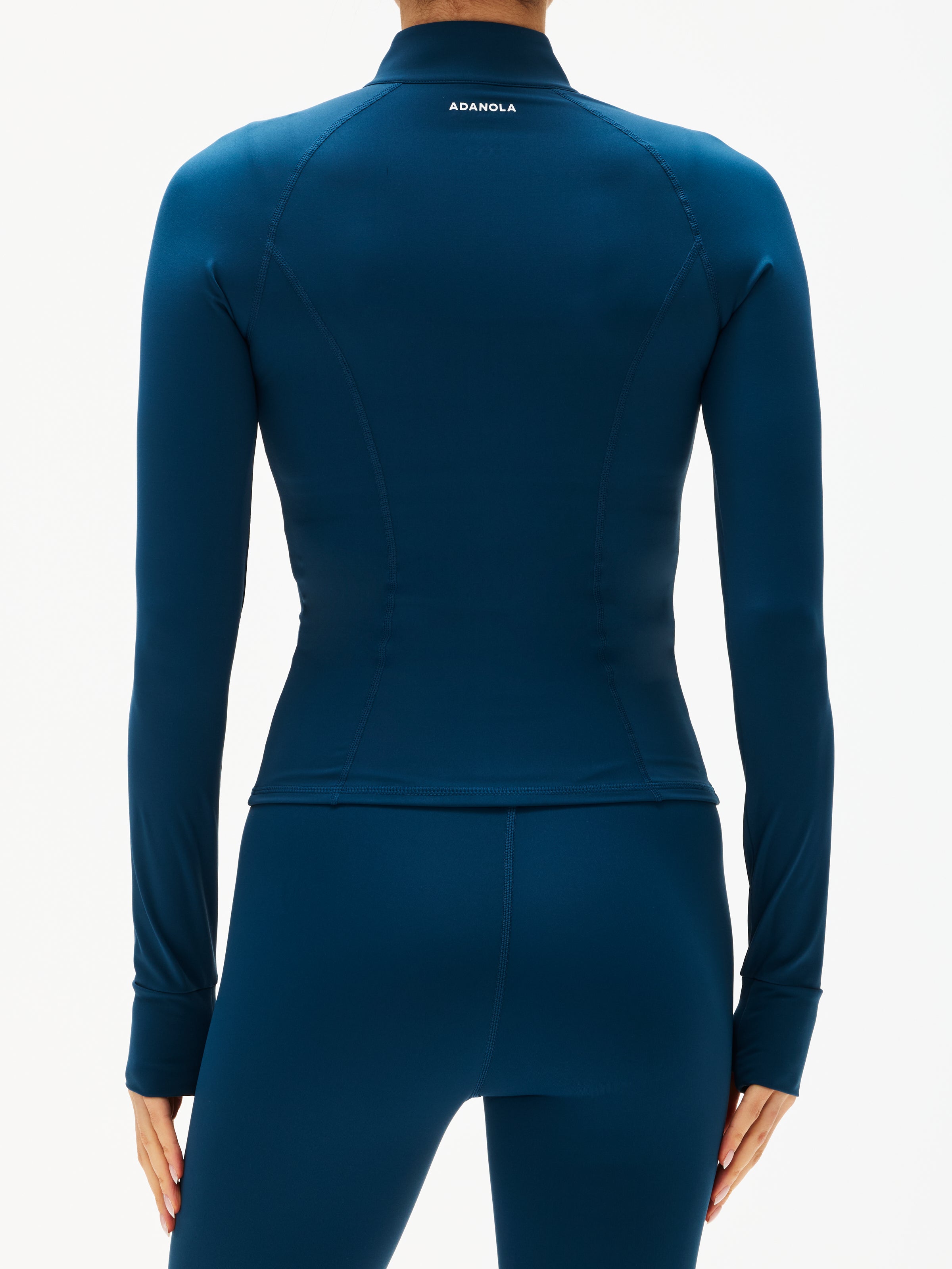 Adanola Ultimate Long Sleeve Zip Up Top