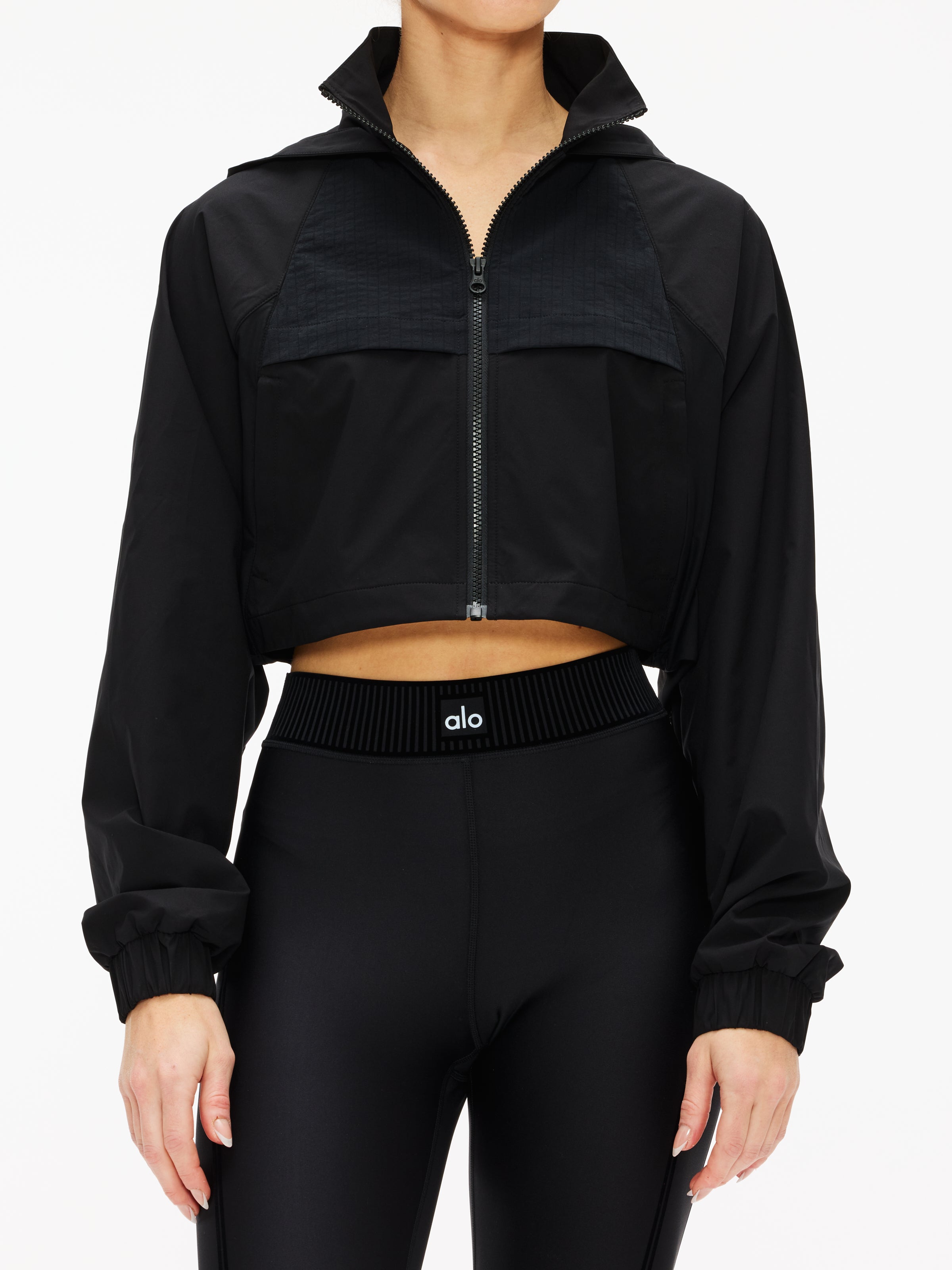 Alo Yoga Cropped Playmaker Jacket