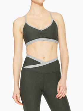 Beyond Yoga Spacedye Shirredcolorblock Bra