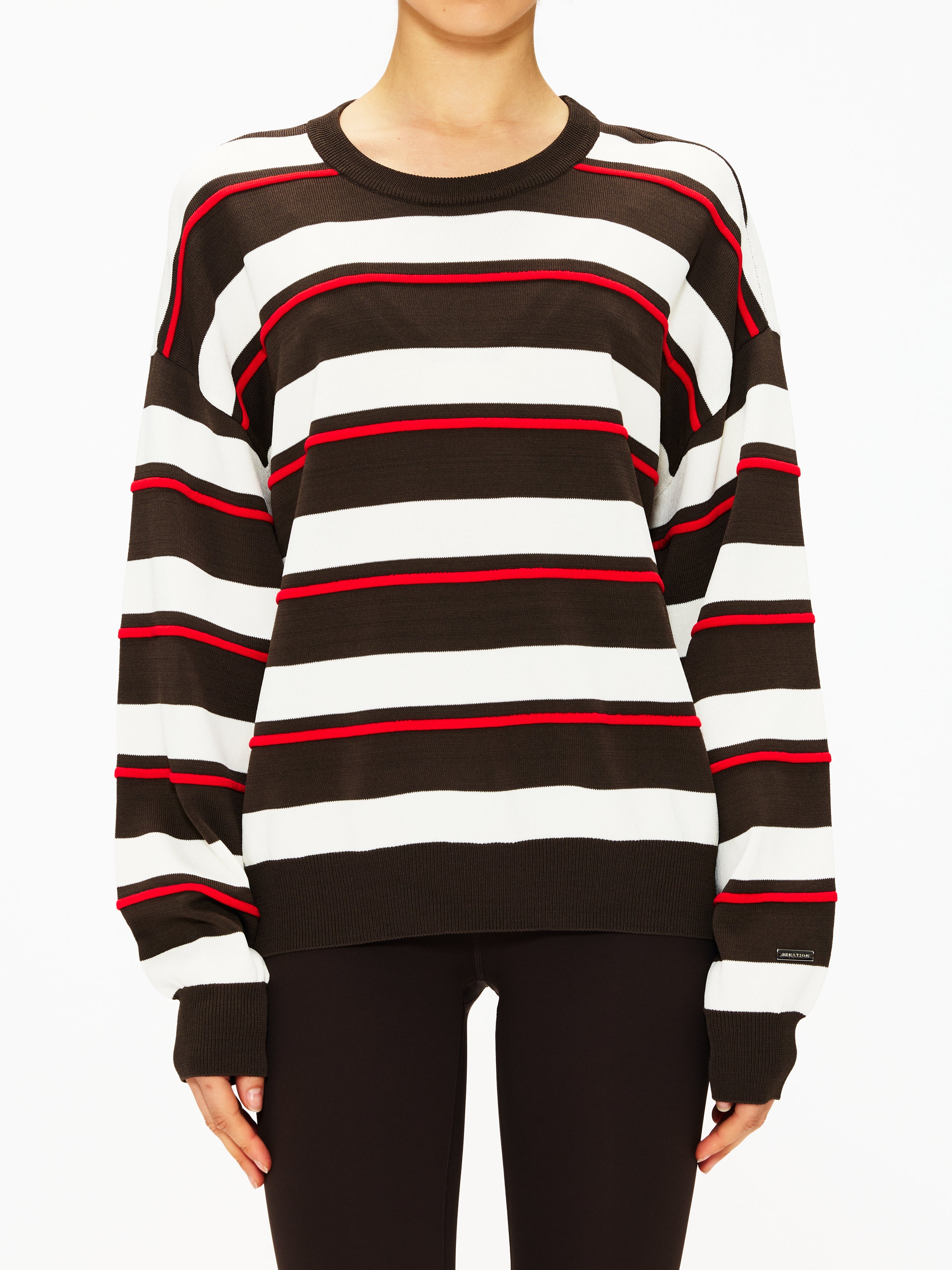 Pe Nation Retreat Stripe Sweater