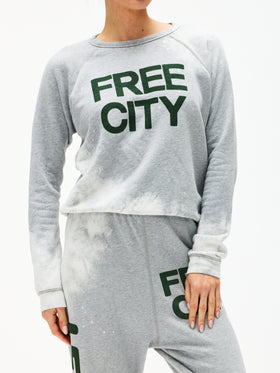 Freecity Heatheryumm Bleachout Raglan