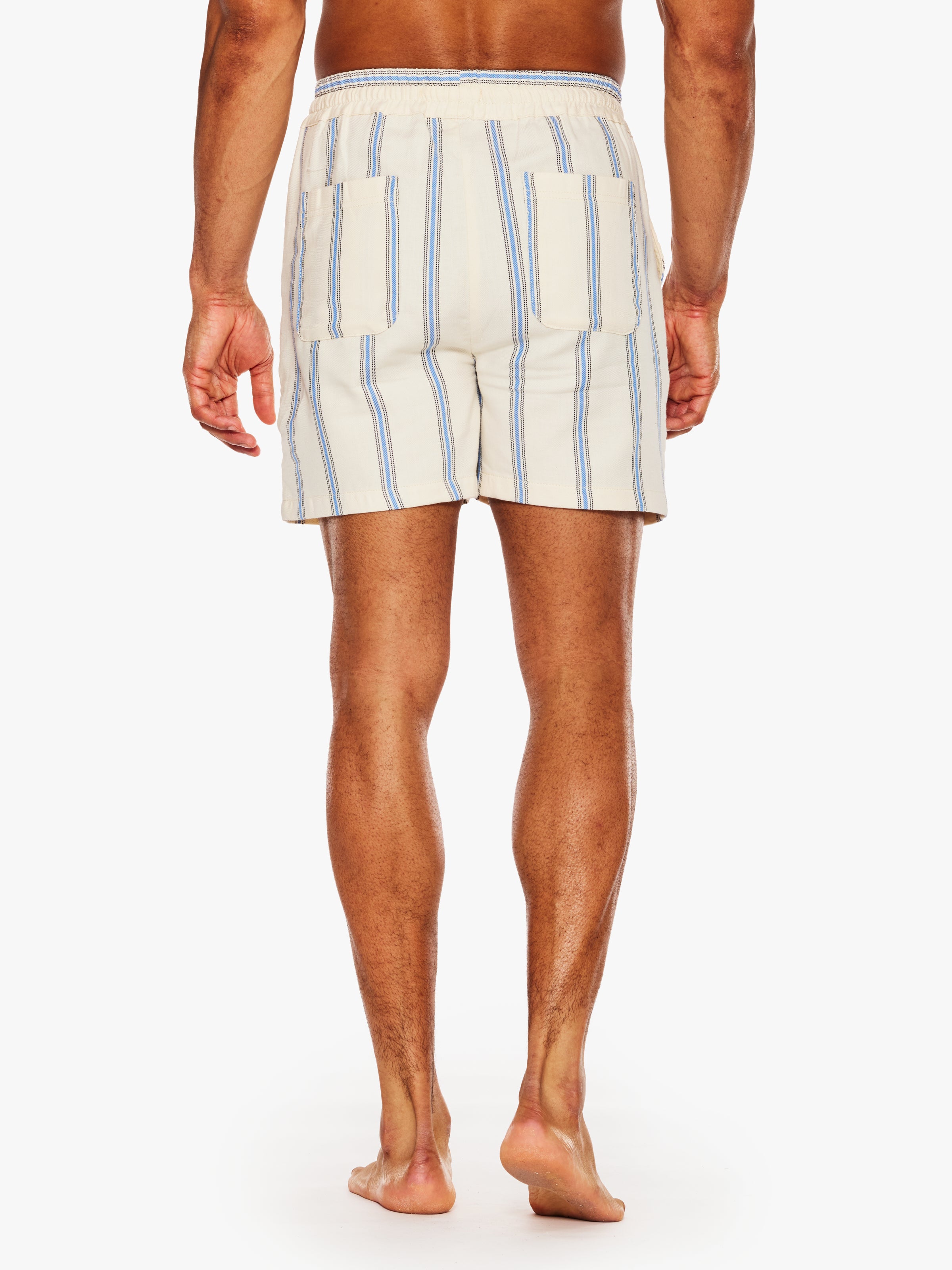 Les Deux Stripe Jacquard Shorts