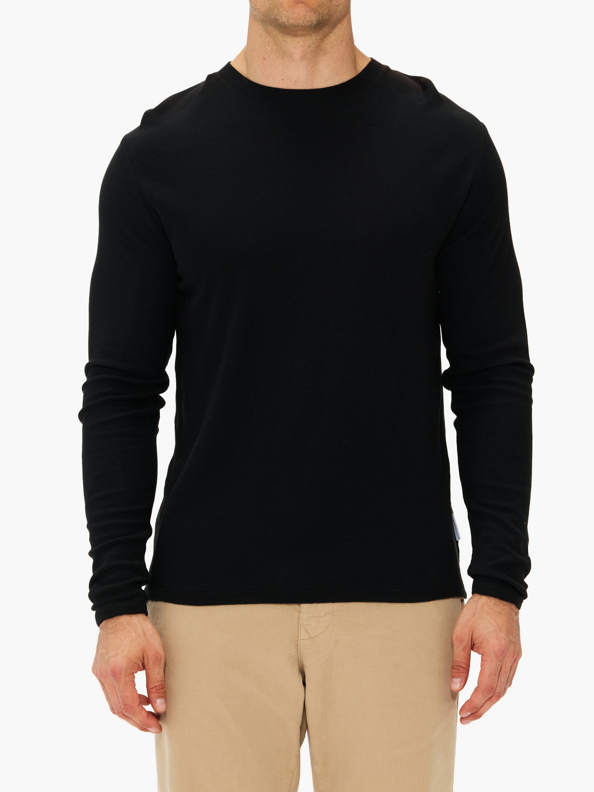 NN. 07 Clive Waffle Knit Long Sleeve