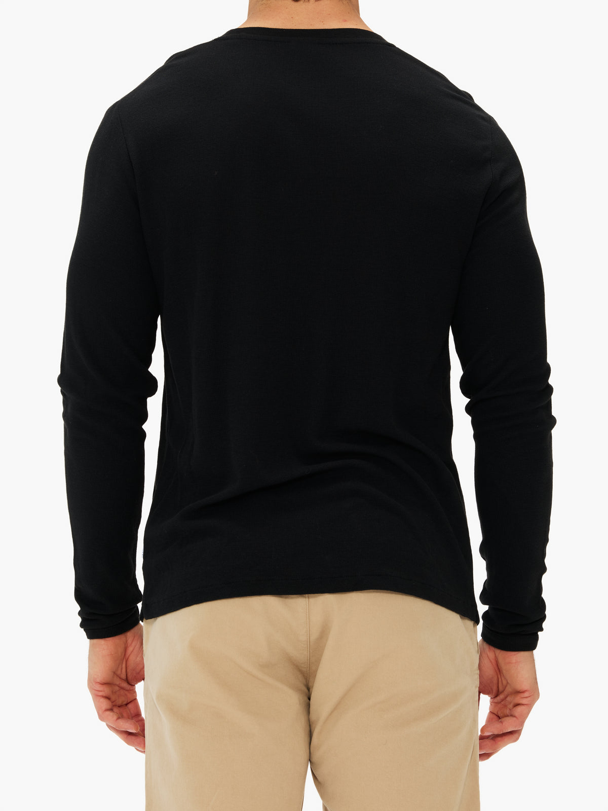 NN. 07 Clive Waffle Knit Long Sleeve
