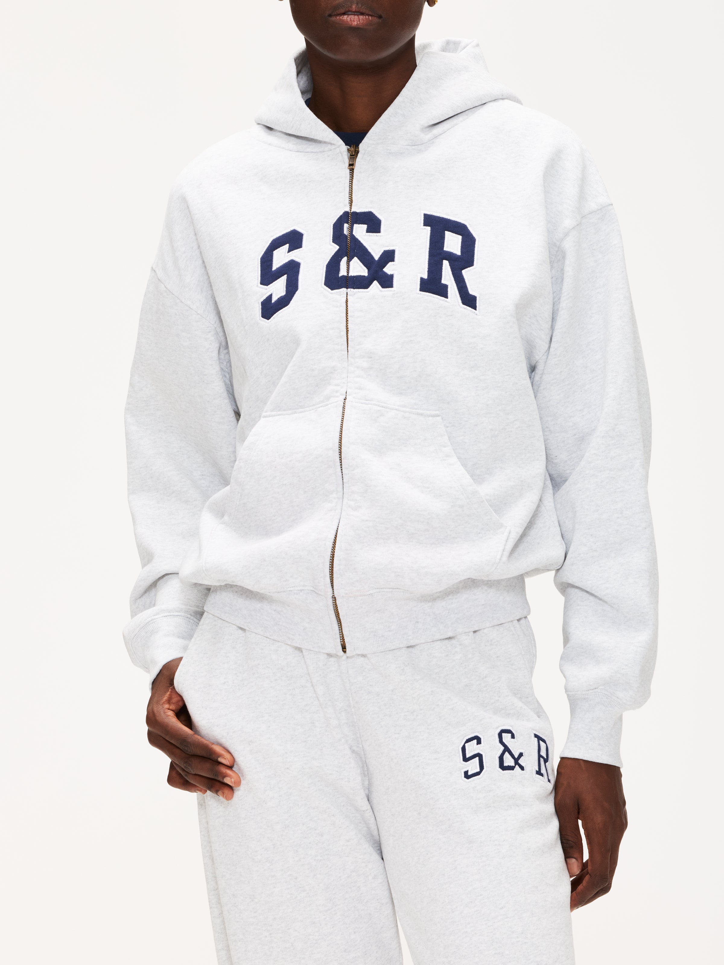 Sporty & Rich S&R Ivy Zip Unisex Hoodie