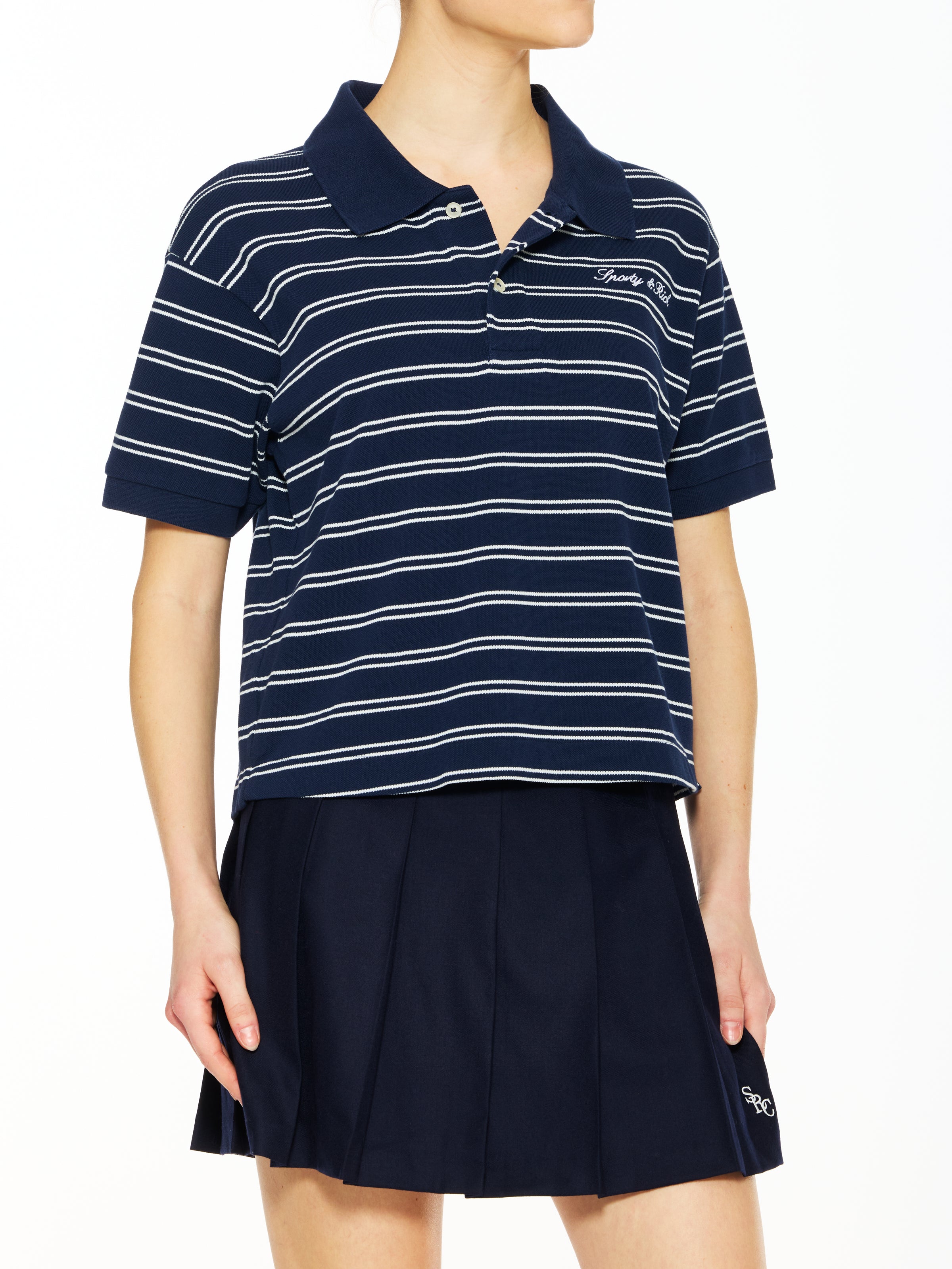 Sporty & Rich Signature Logo Polo