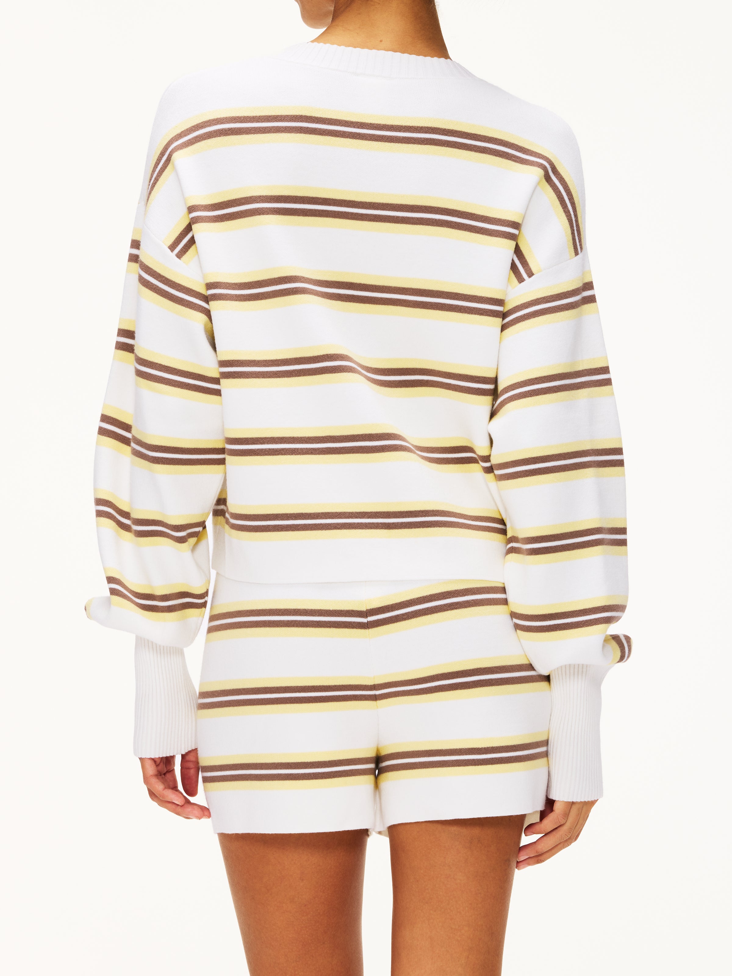 Lune Olly Cropped Striped Sweater