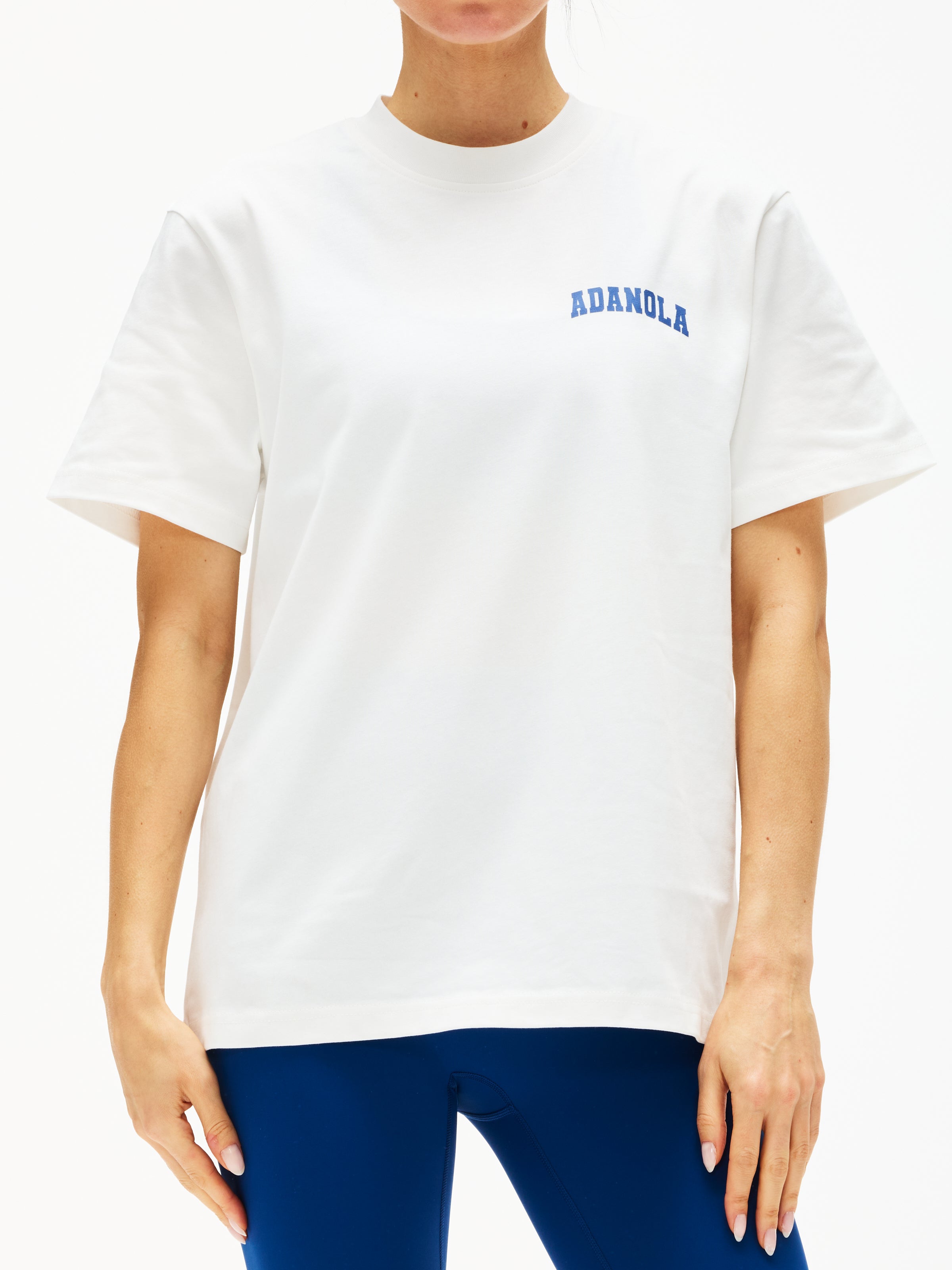 Adanola Varsity Short Sleeve Oversized T-Shirt