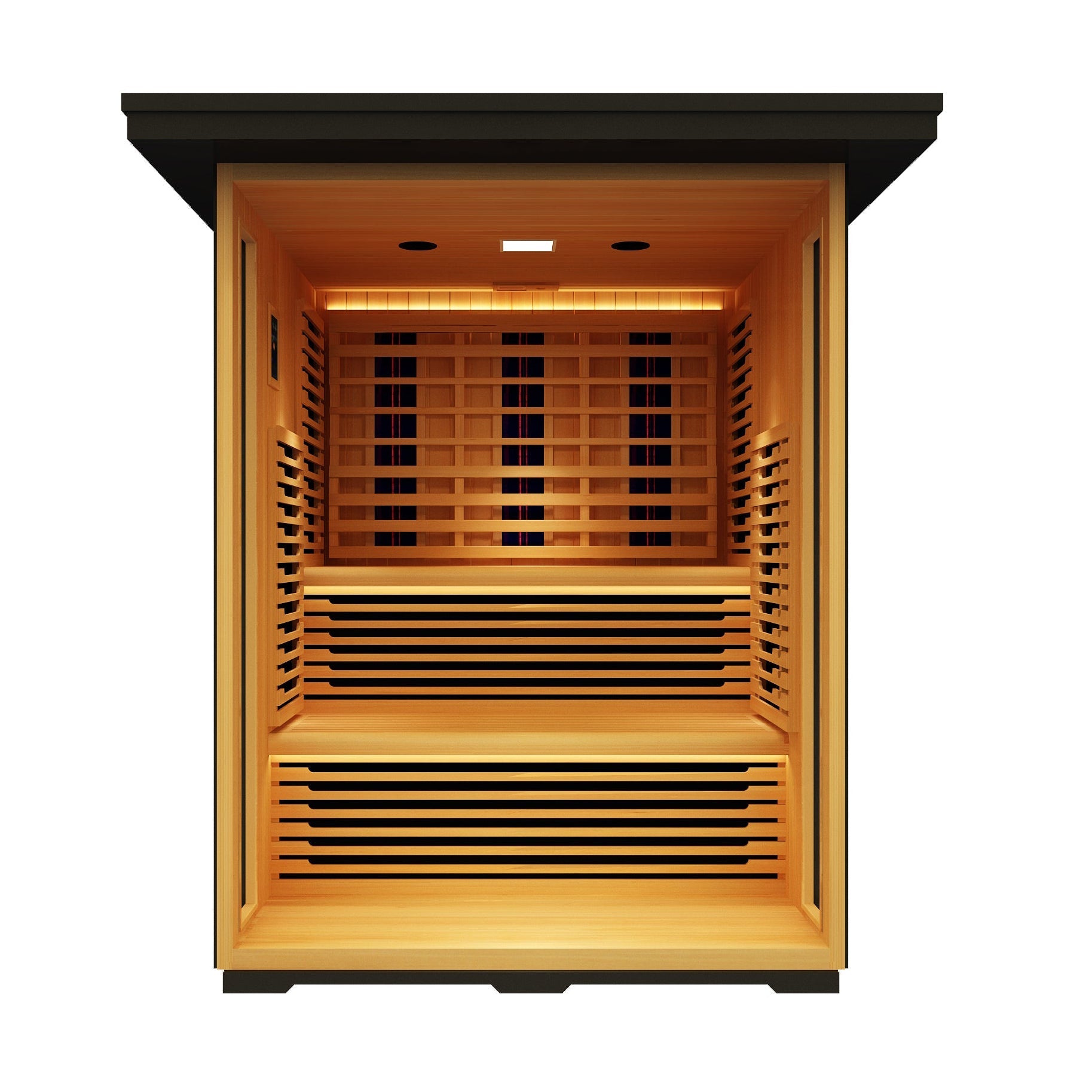 Kilimanjaro 5-Person Outdoor Full Spectrum Infrared Sauna with Full-Body Medical-Grade Red Light Therapy and Smart WiFi App Control