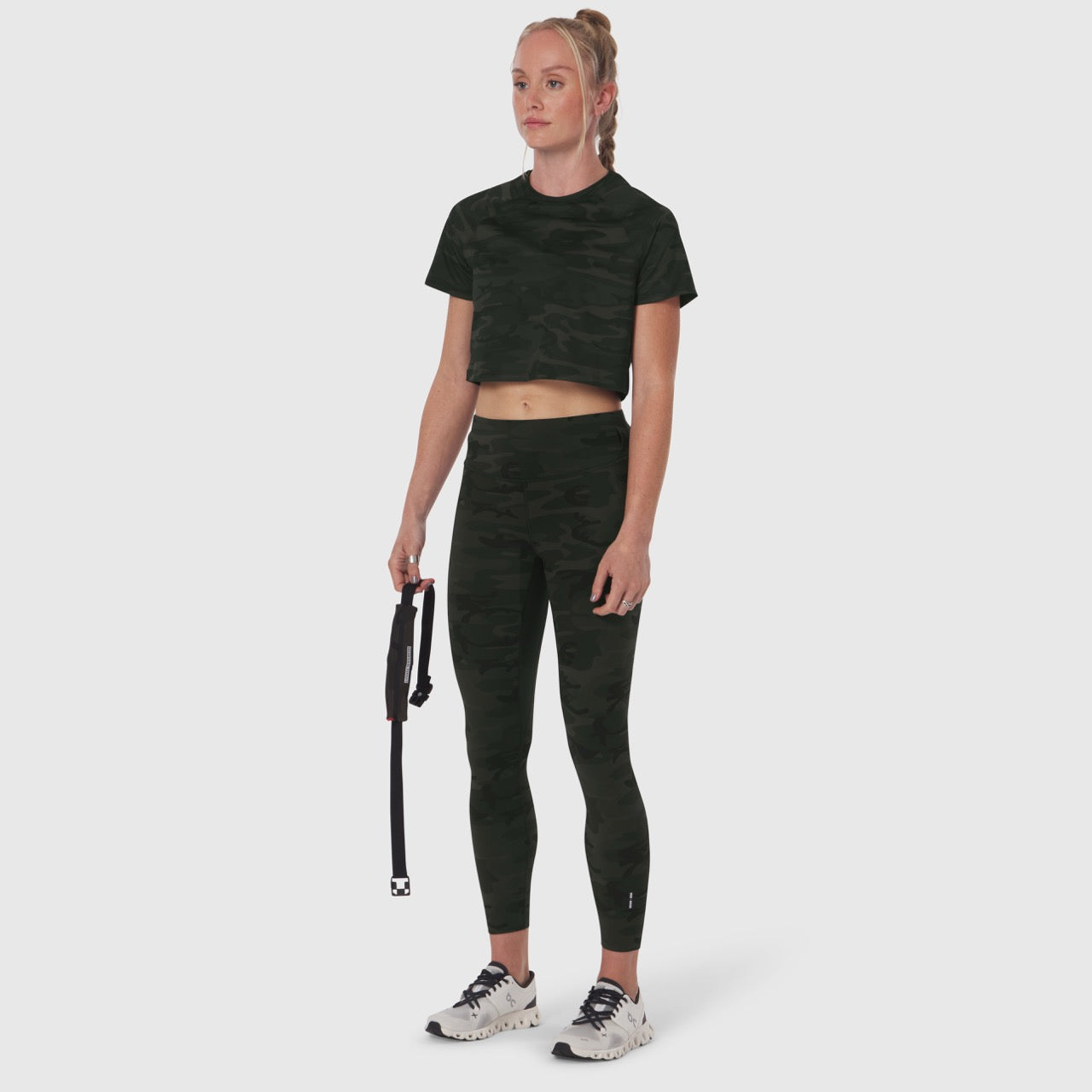 W030. LYCRA® 3-in-1 Legging - Dark Camo