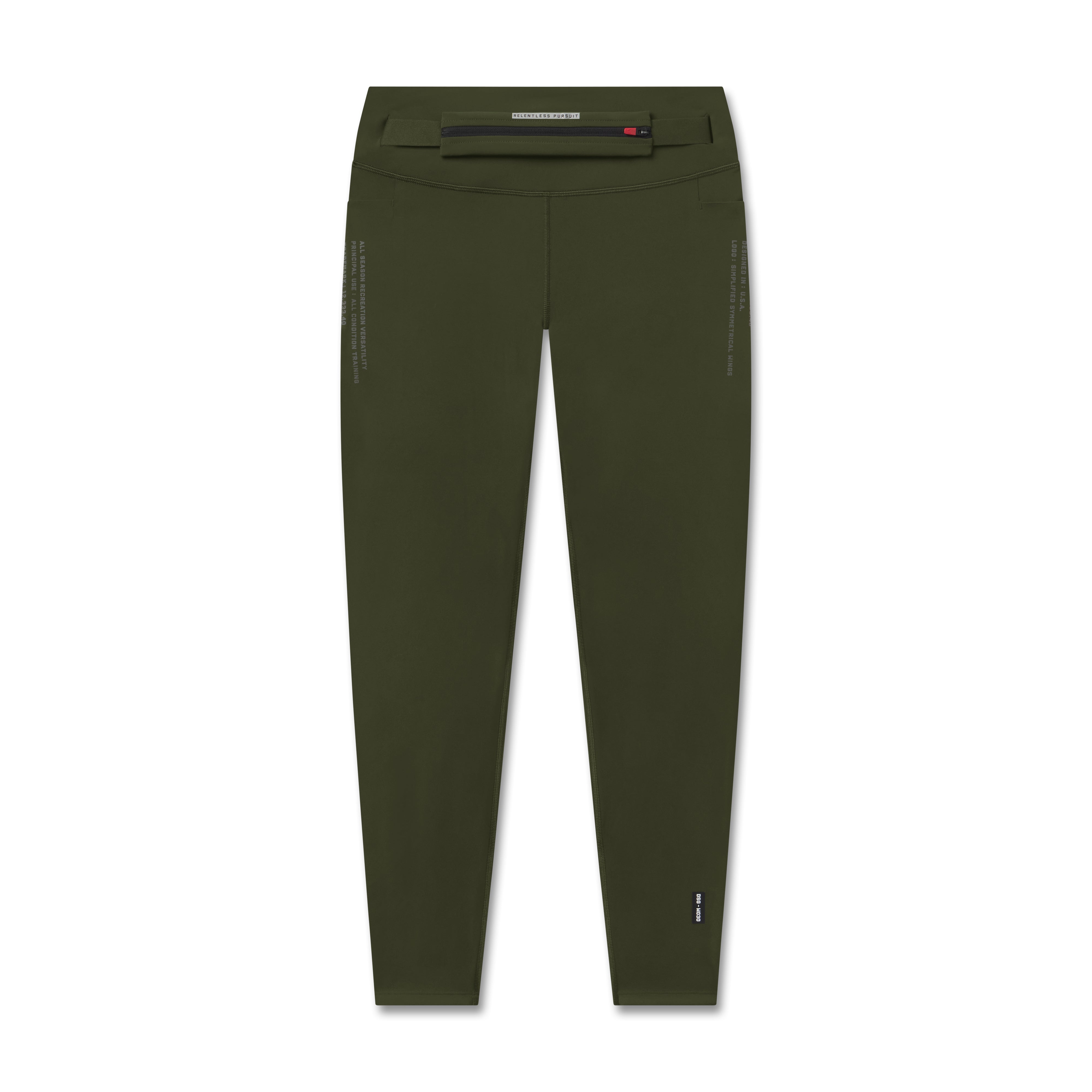 W030. LYCRA® 3-in-1 Legging - Olive