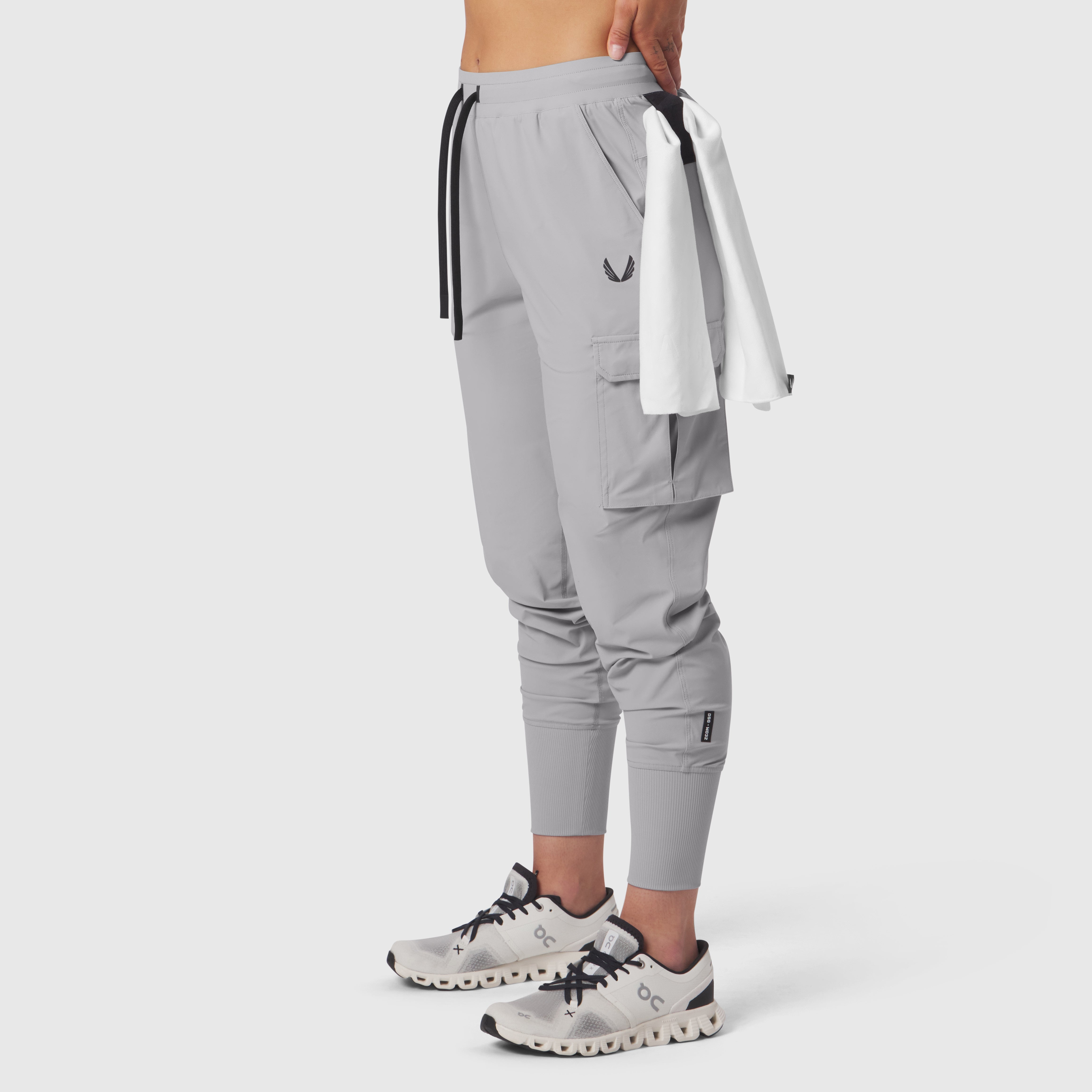 W032. Tetra-Lite® Cargo High Rib Jogger - Slate Grey