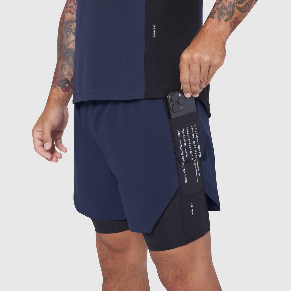 ASRV Aerotex Hybrid Short 5" - Lined