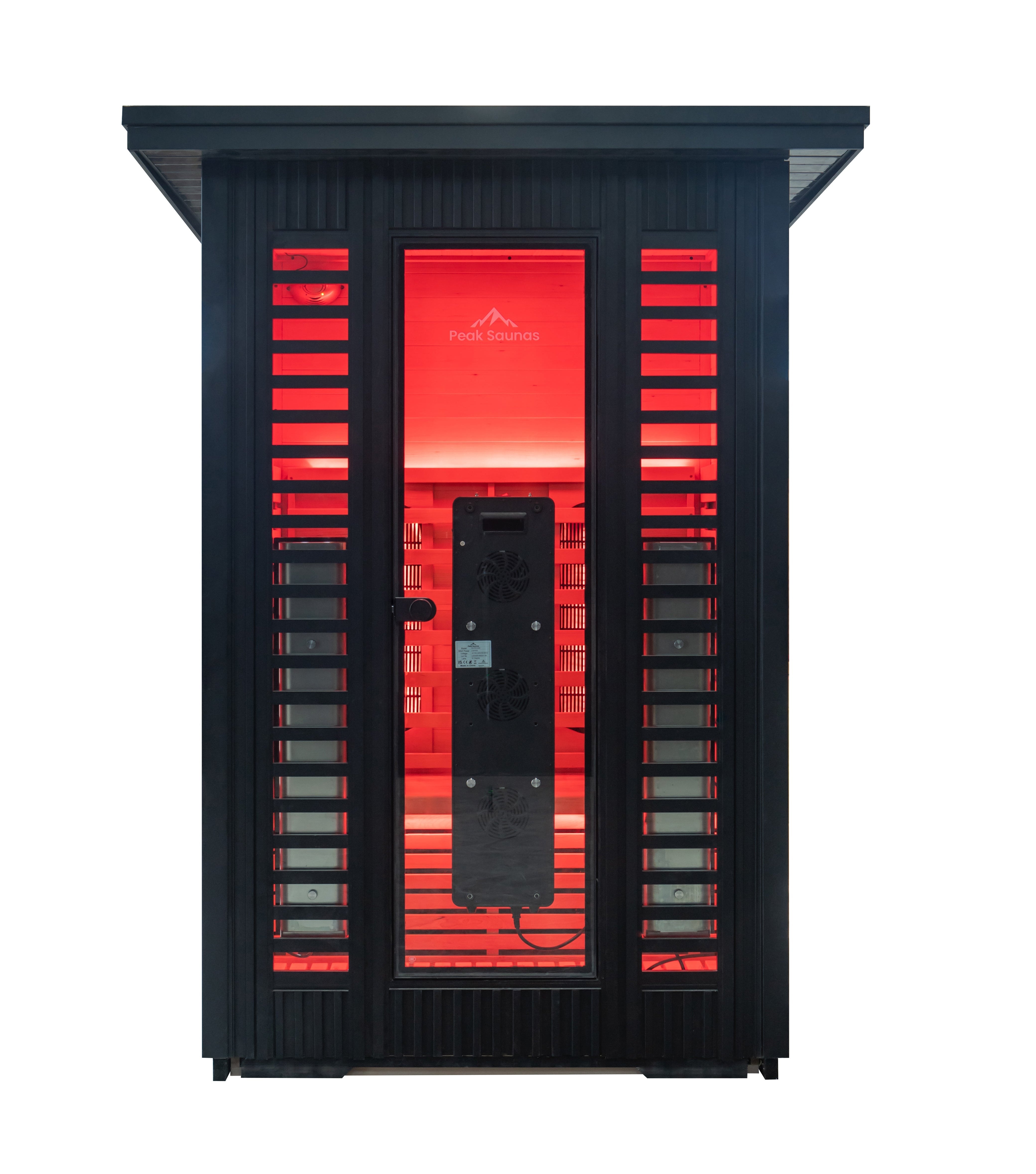Patagonia 2-Person Outdoor Full Spectrum Infrared Sauna with Full-Body Medical-Grade Red Light Therapy and Smart WiFi App Control