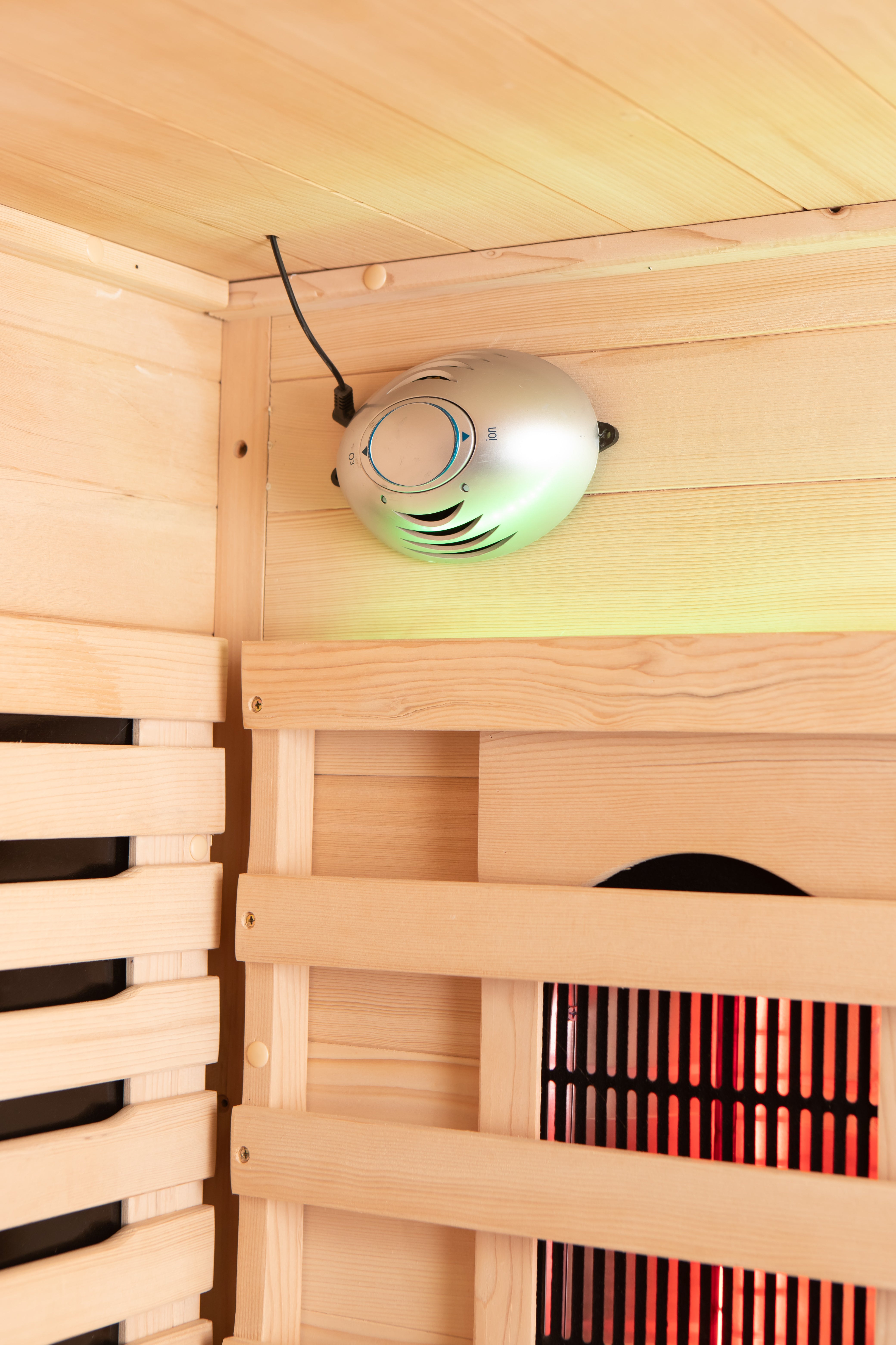 Kilimanjaro 5-Person Outdoor Full Spectrum Infrared Sauna with Full-Body Medical-Grade Red Light Therapy and Smart WiFi App Control