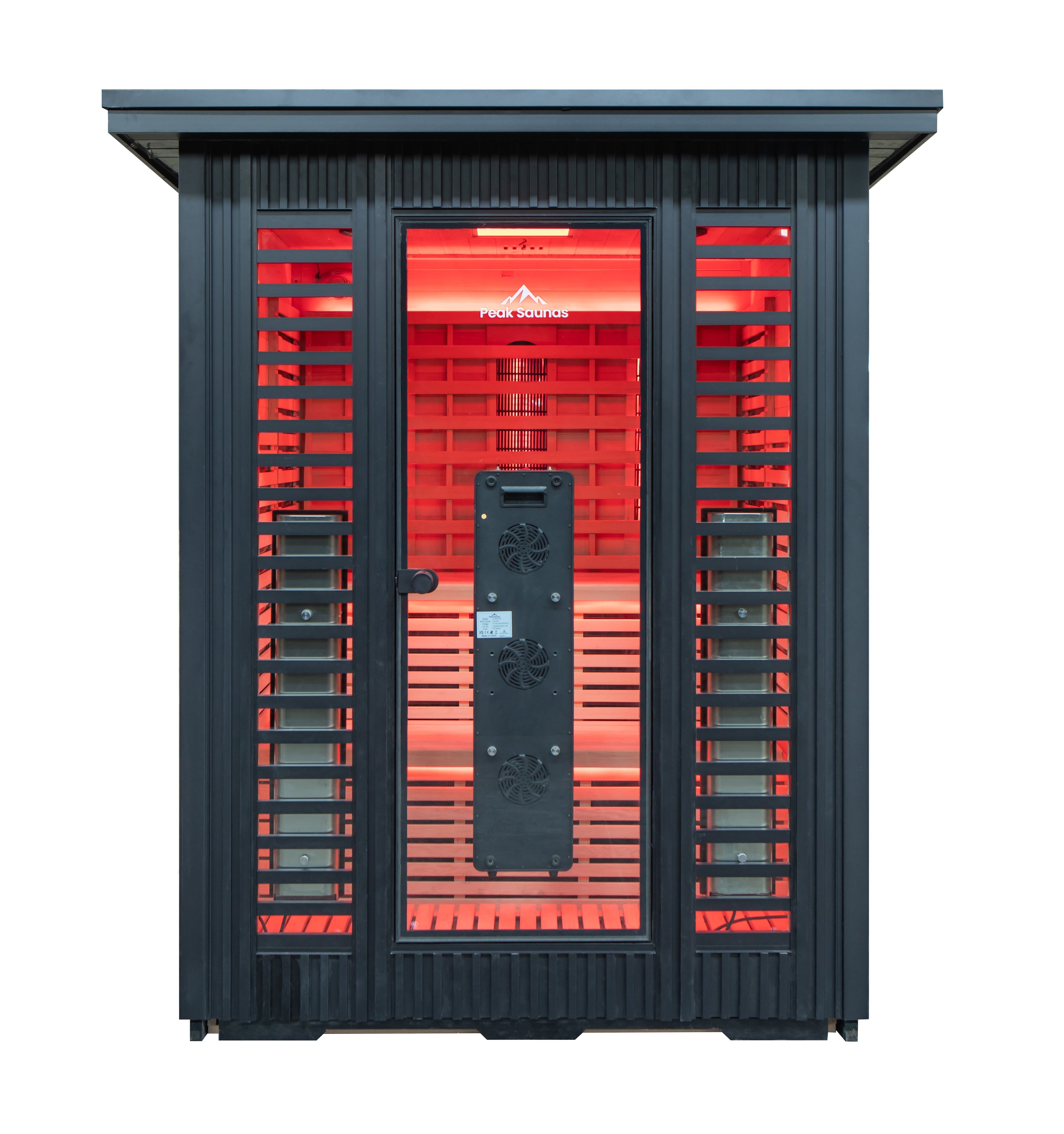 Kilimanjaro 5-Person Outdoor Full Spectrum Infrared Sauna with Full-Body Medical-Grade Red Light Therapy and Smart WiFi App Control