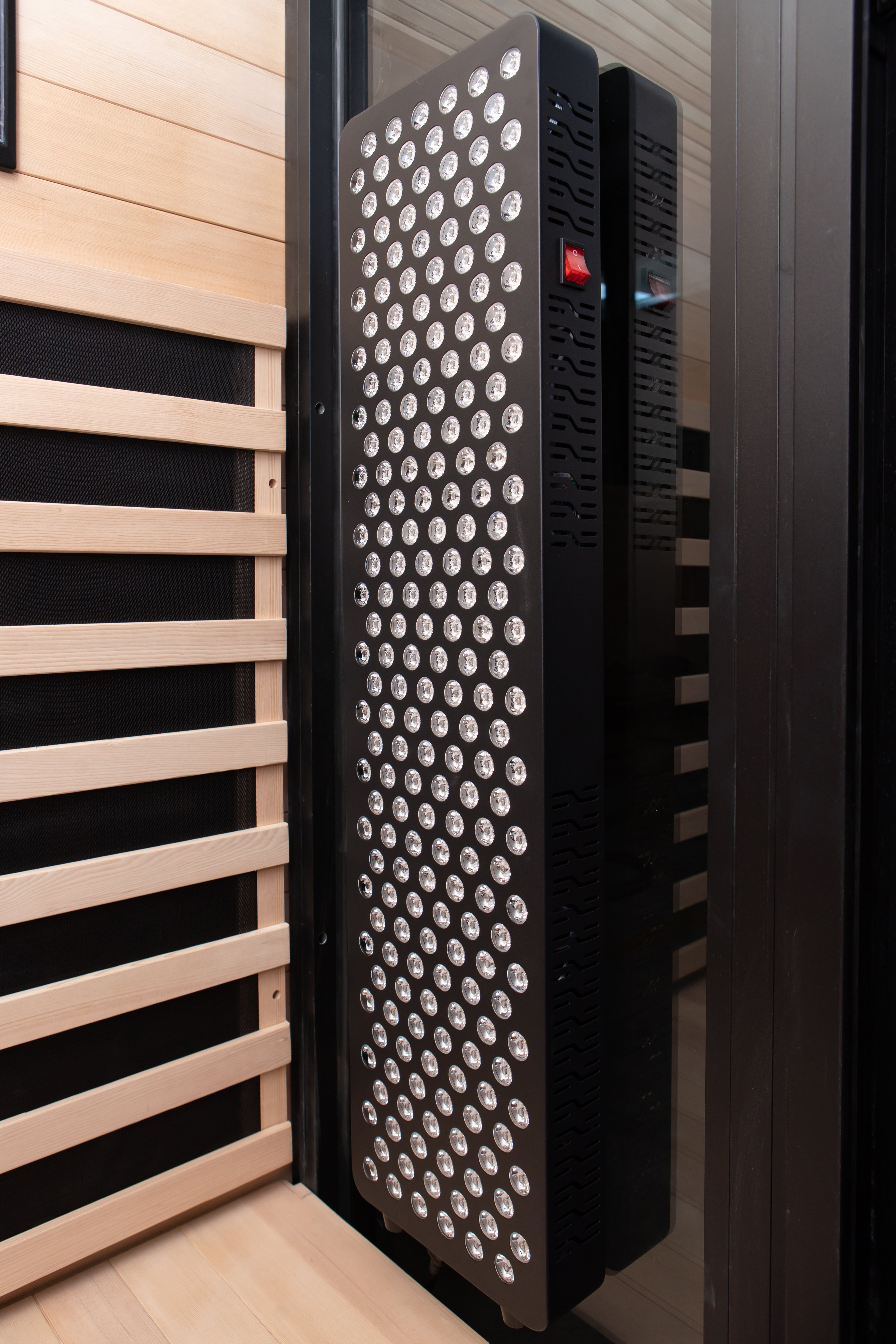 El Capitan 4-Person Outdoor Full Spectrum Infrared Sauna with Full-Body Medical-Grade Red Light Therapy and Smart WiFi App Control