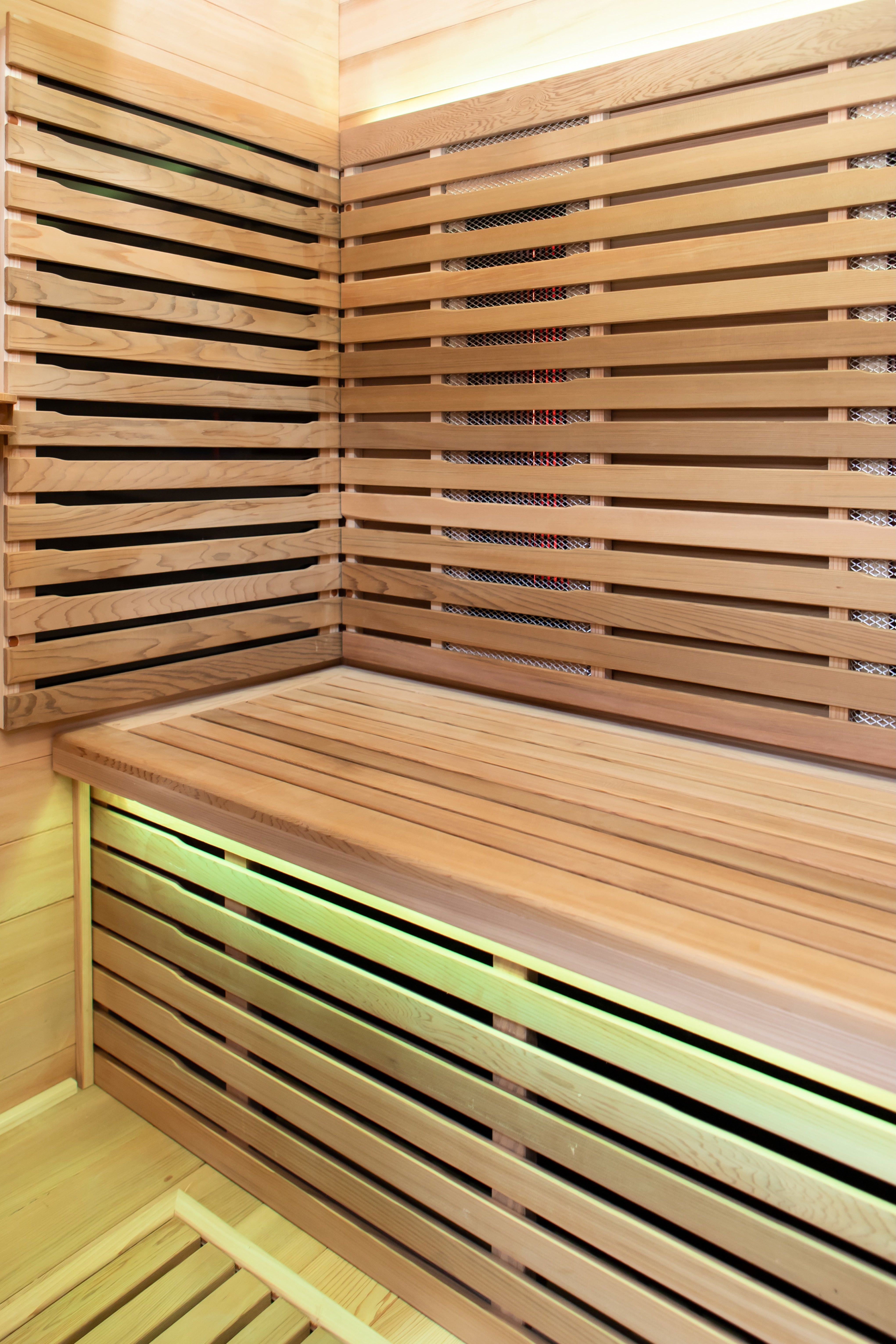 Fuji 2-Person Full Spectrum Infrared Sauna with Full-Body Medical-Grade Red Light Therapy & Smart WiFi App Control