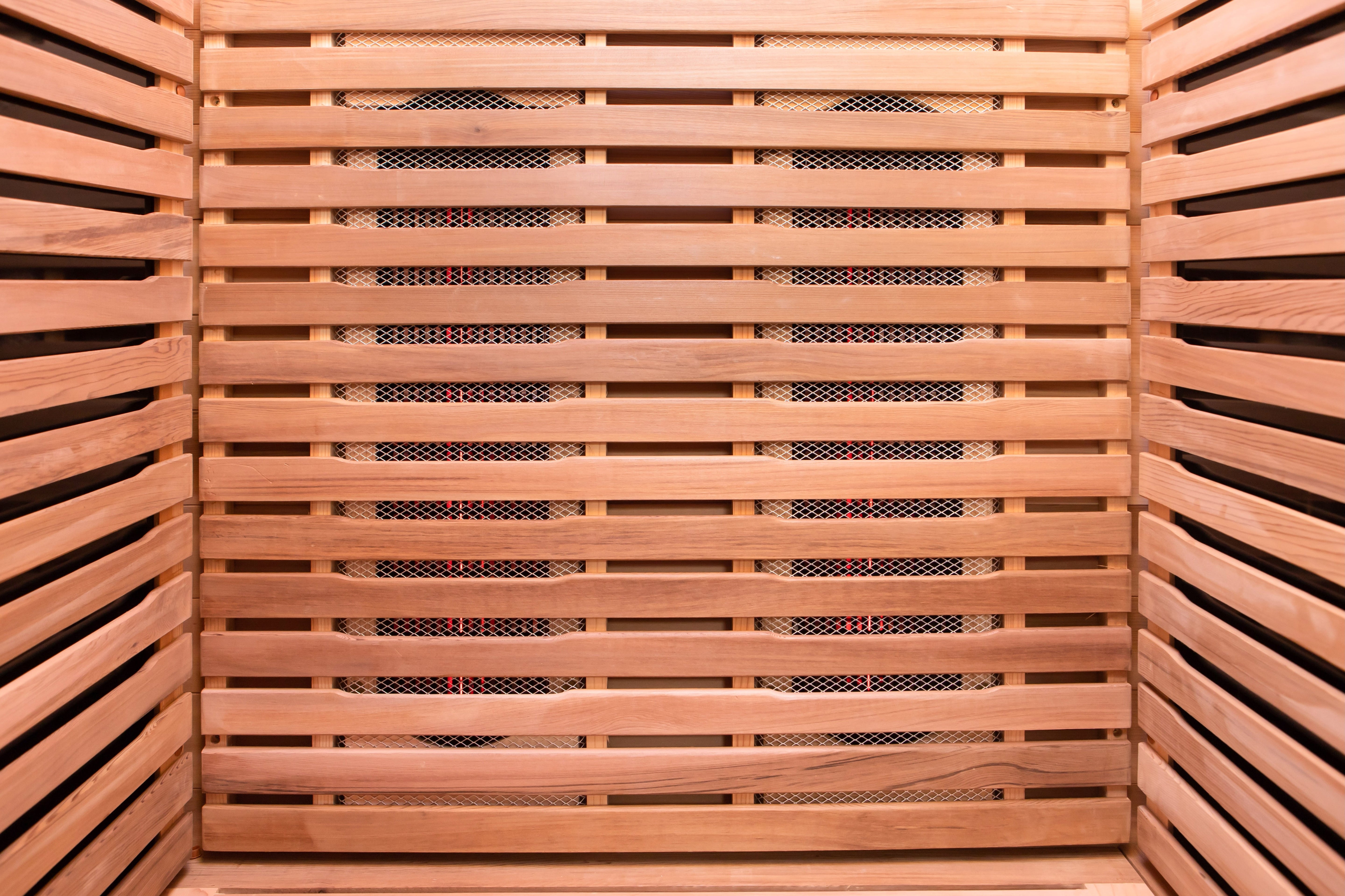 Rainier 1-Person Full Spectrum Infrared Sauna with Full-Body Medical-Grade Red Light Therapy & Smart WiFi App Control