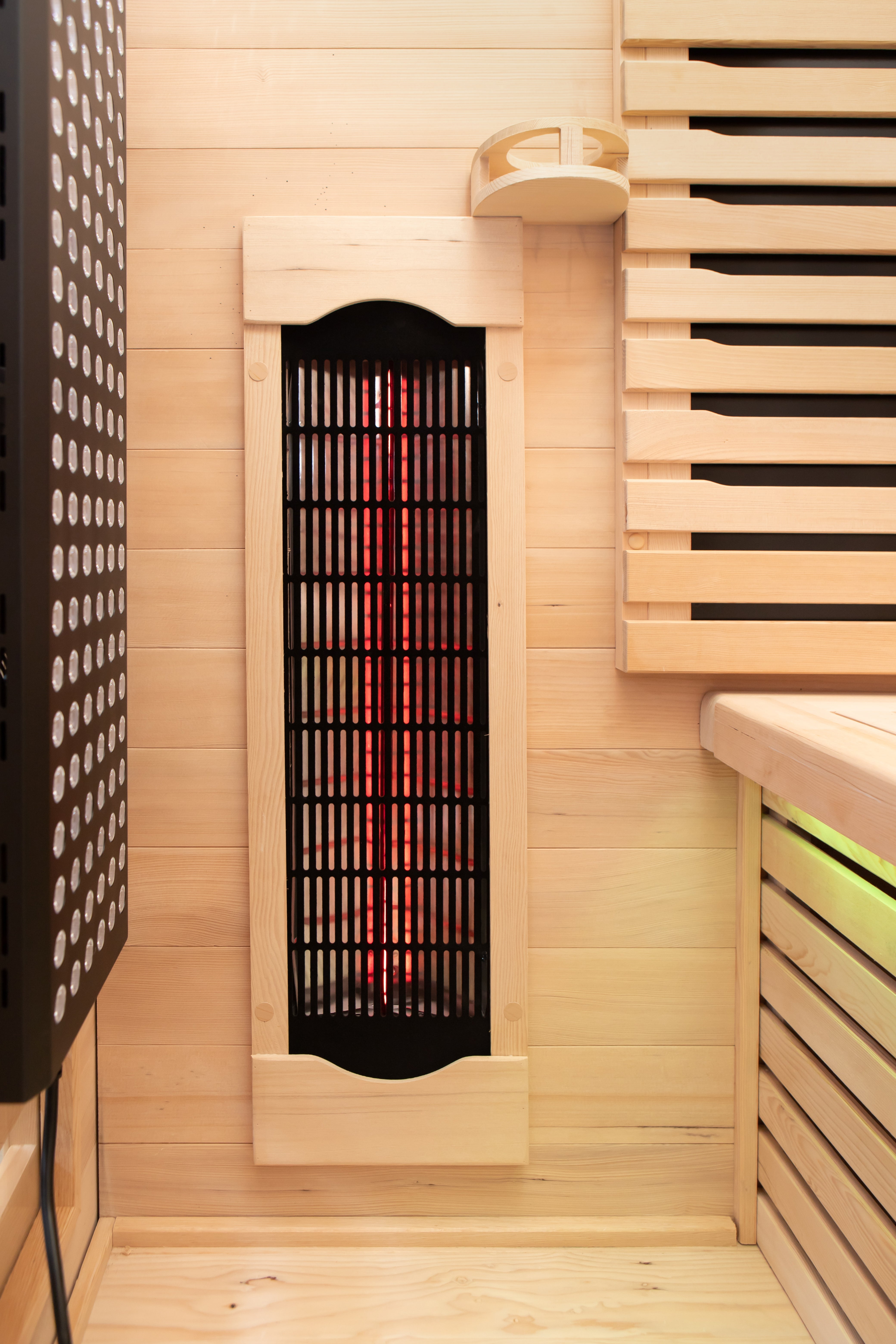 Denali 3-Person Full Spectrum Infrared Sauna with Full-Body Medical-Grade Red Light Therapy & Smart WiFi App Control