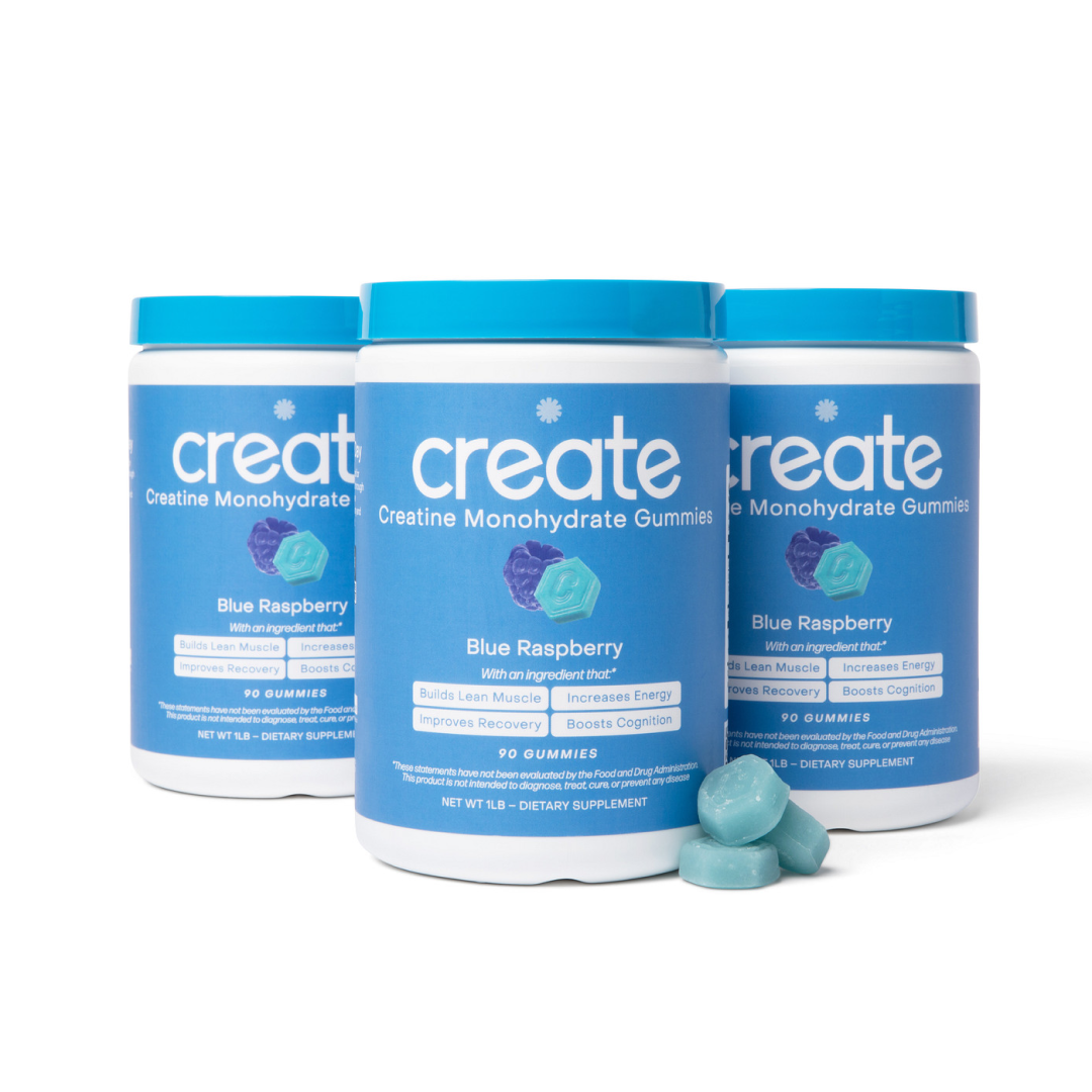 Creatine Monohydrate Gummies Blue Raspberry - 270 Count