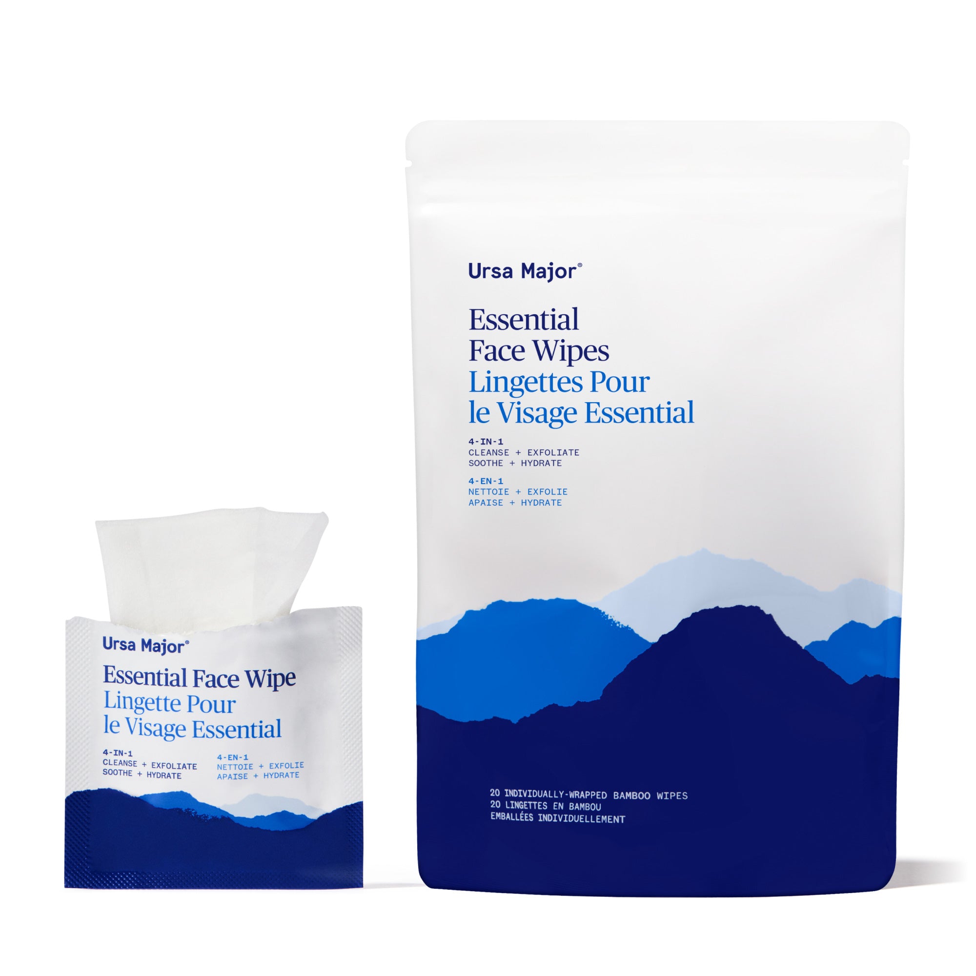 Essential Face Wipes 20-COUNT