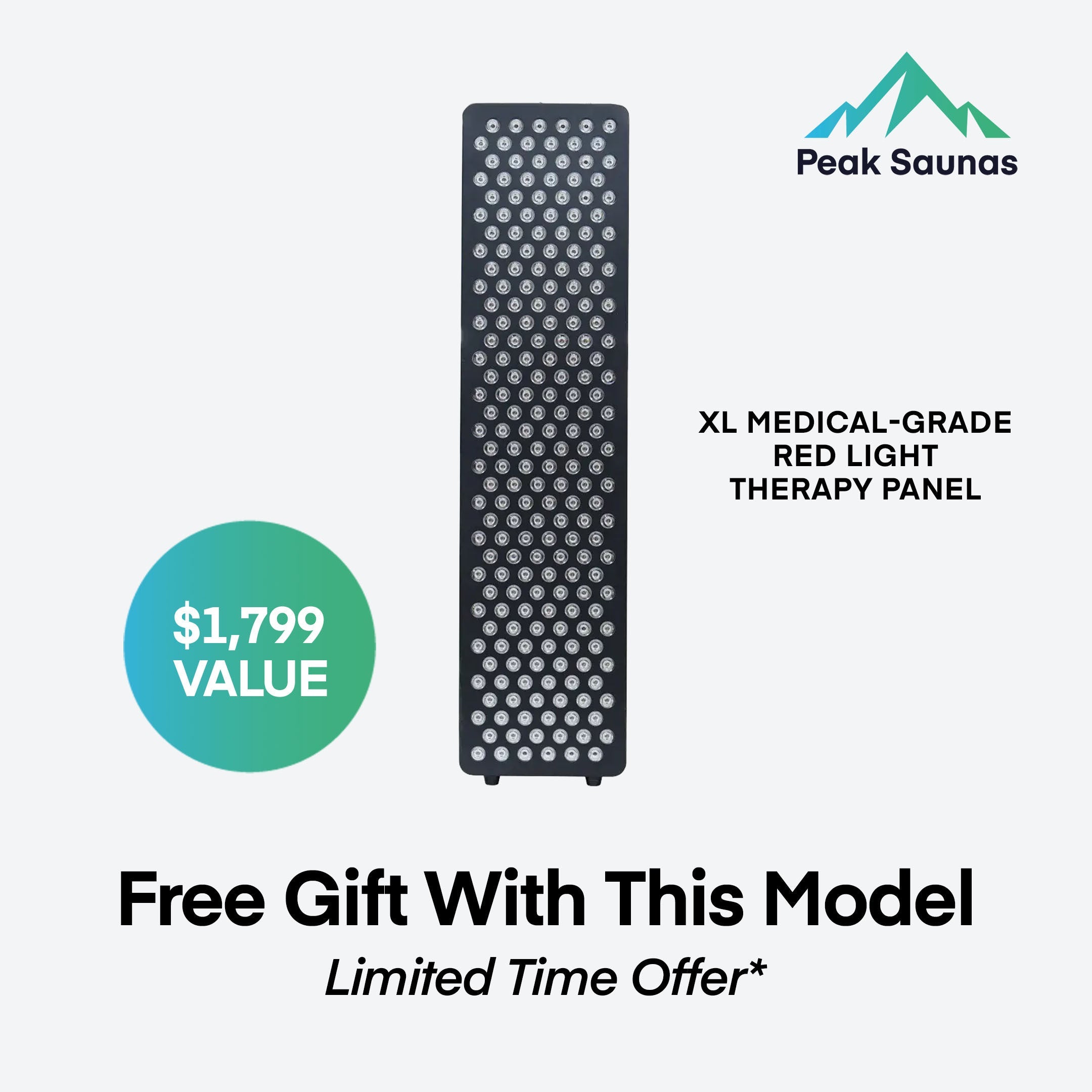 Everest 2-Person Full Spectrum Infrared Sauna with Full-Body Medical-Grade Red Light Therapy & Smart WiFi App Control