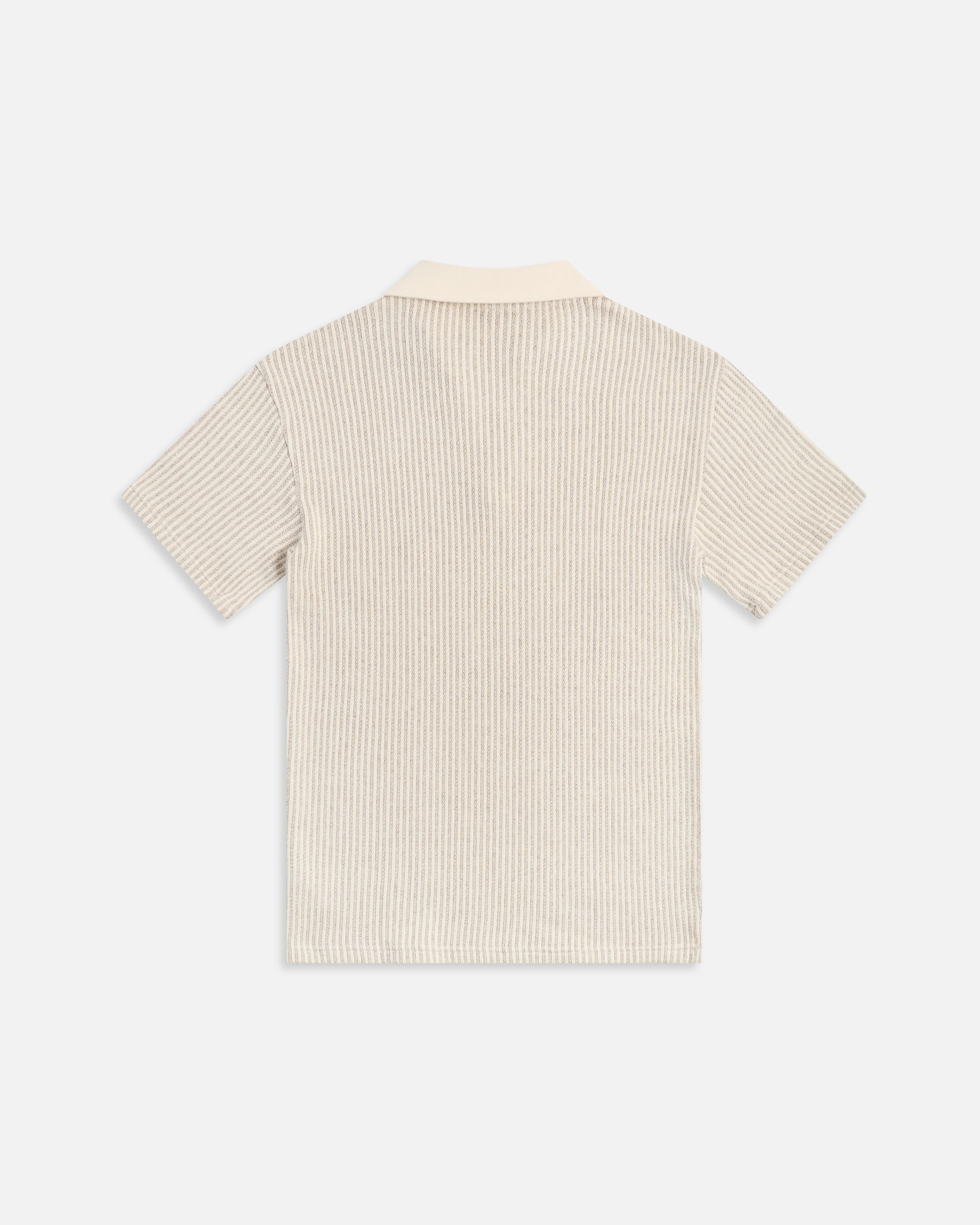 KROST Striped Short Sleeve Polo