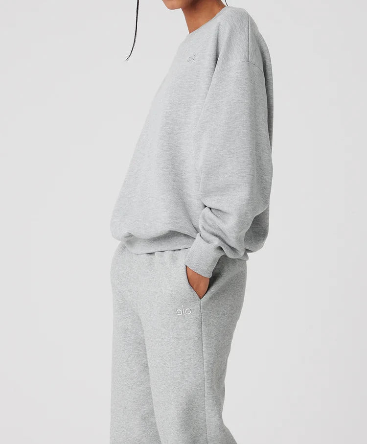 Alo Yoga Accolade Unisex Crew Neck Pullover