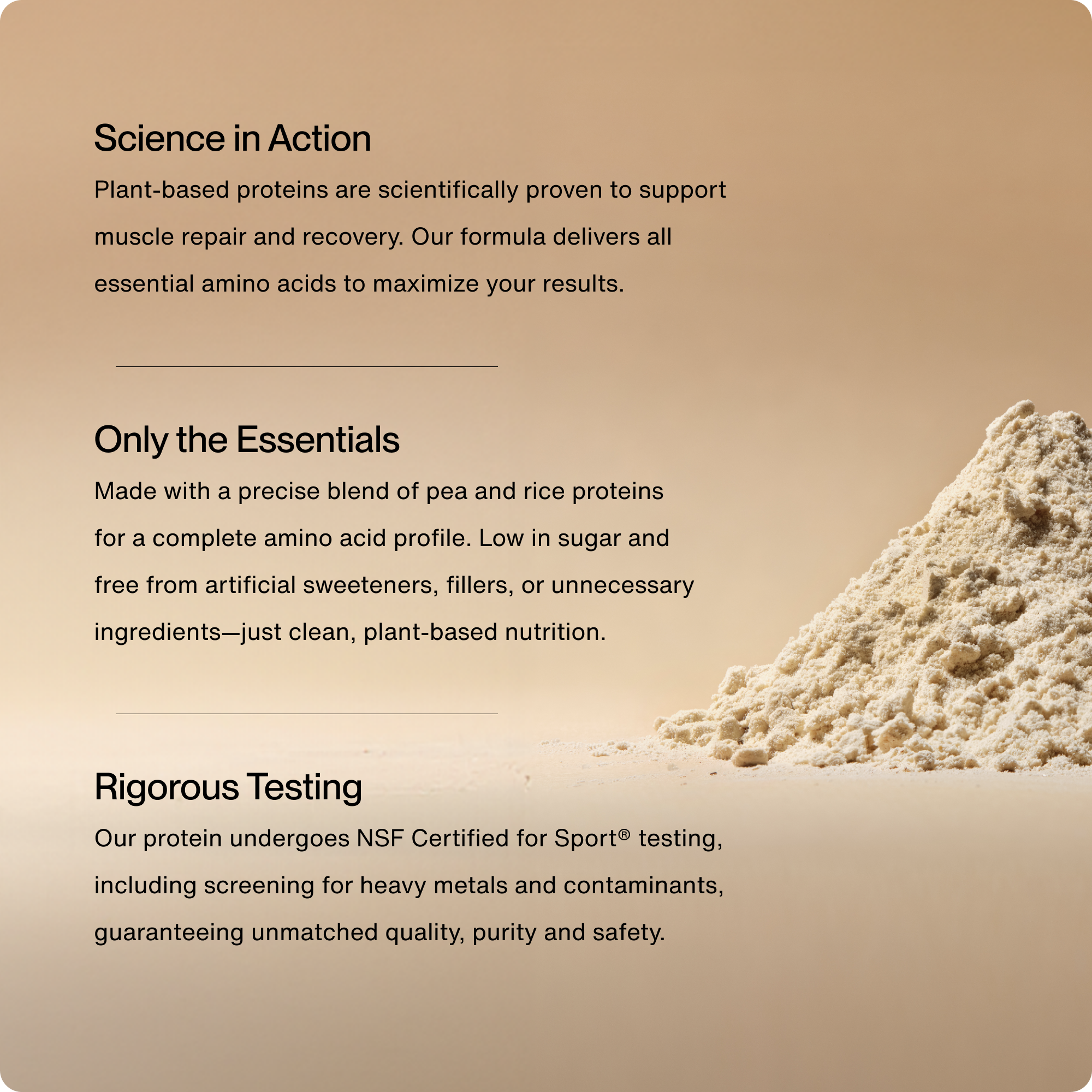100% Plant Protein Powder