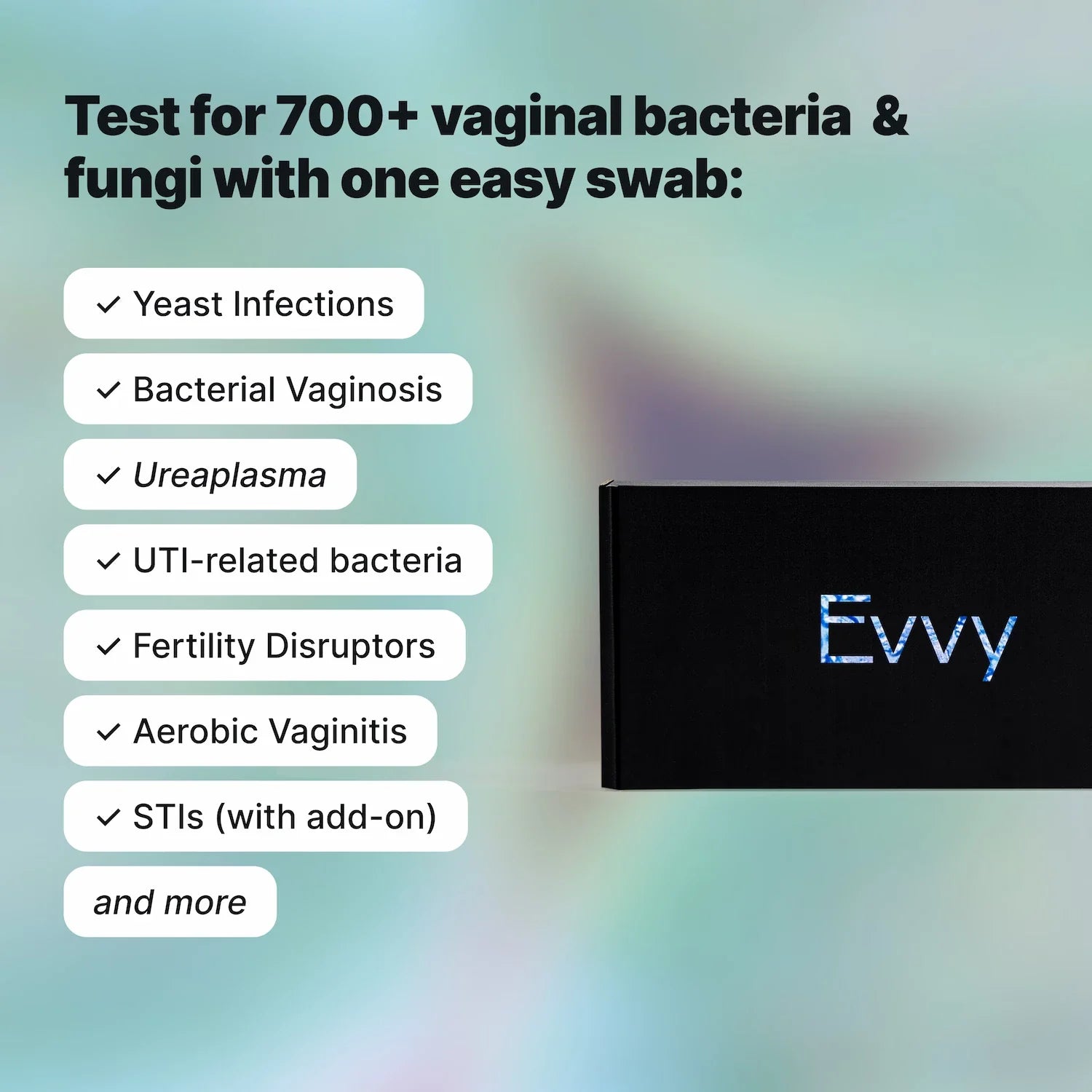 Evvy Vaginal Health Test + Expanded PCR Panel